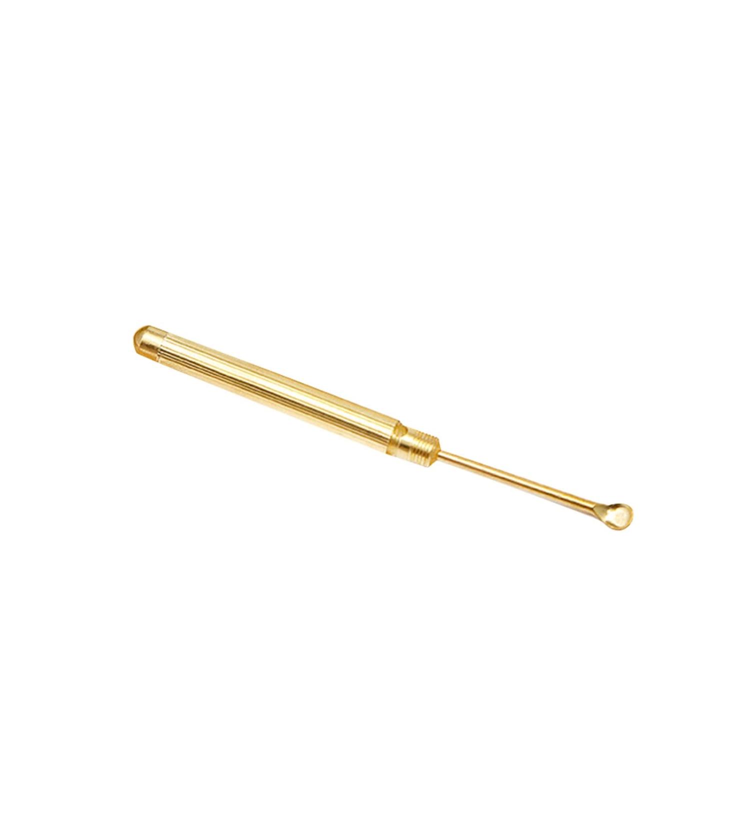 SSWERWEQ Ear wax removal tool 1pc Gold Color Folding Type Earpick Earwax Cleaner Ear Spoon Portable Ear Pick Ear Wax Removal Tools - Buy Online on GoSupps.com