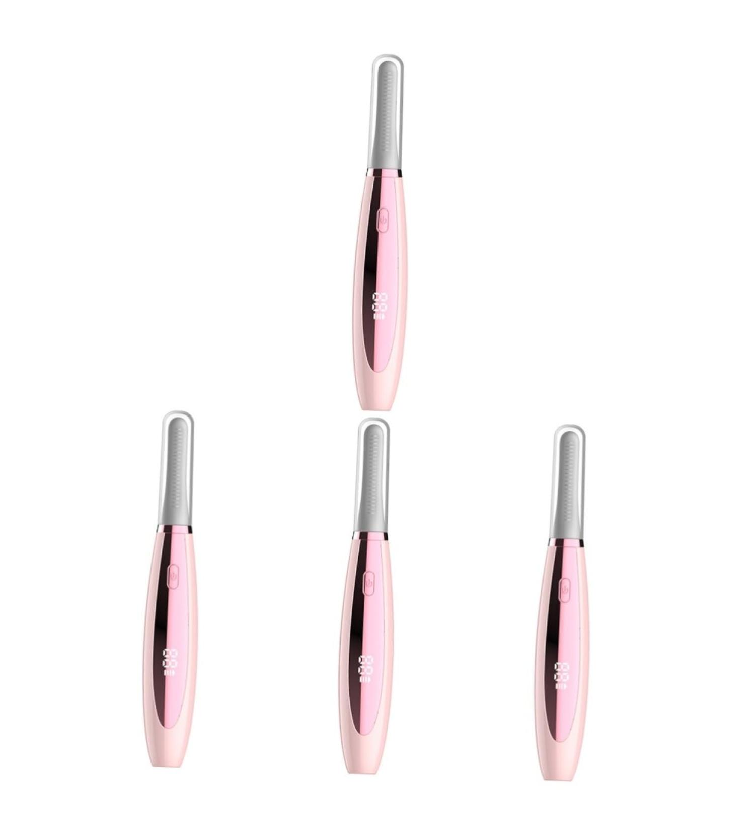 Balacoo 4pcs Heated Eyelash Curler - Ultimate Curling Tool for Perfect Lashes | Mini Pink Design - Shop Now for International Shipping - Buy Online on GoSupps.com