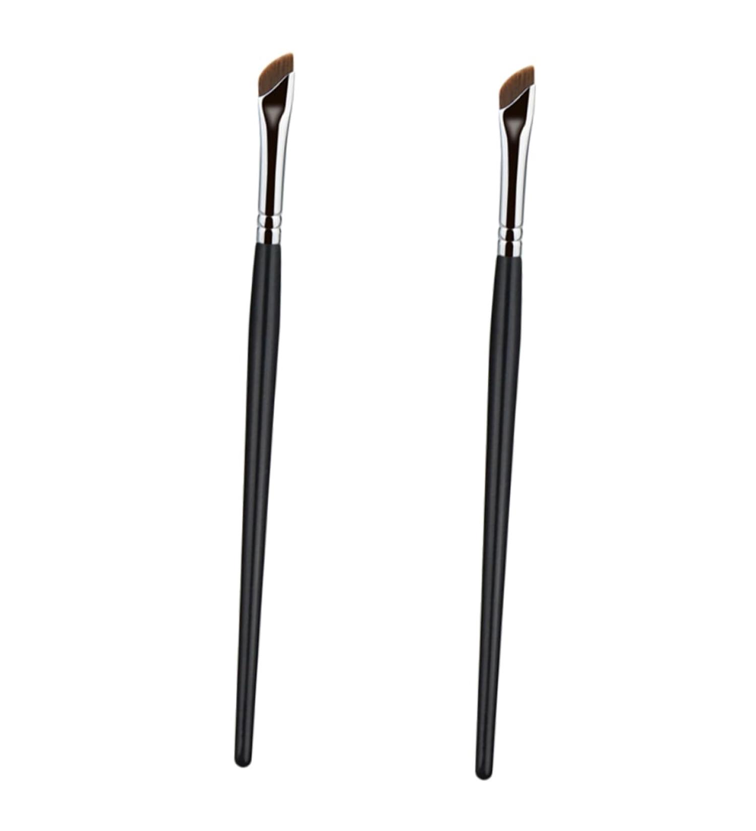 POPETPOP 2pcs Eyebrow Brush Angled Eyeliner Brush Angled Eye Shadow Brush Angled Brush Miss Flat Head Sickle - Buy Online on GoSupps.com