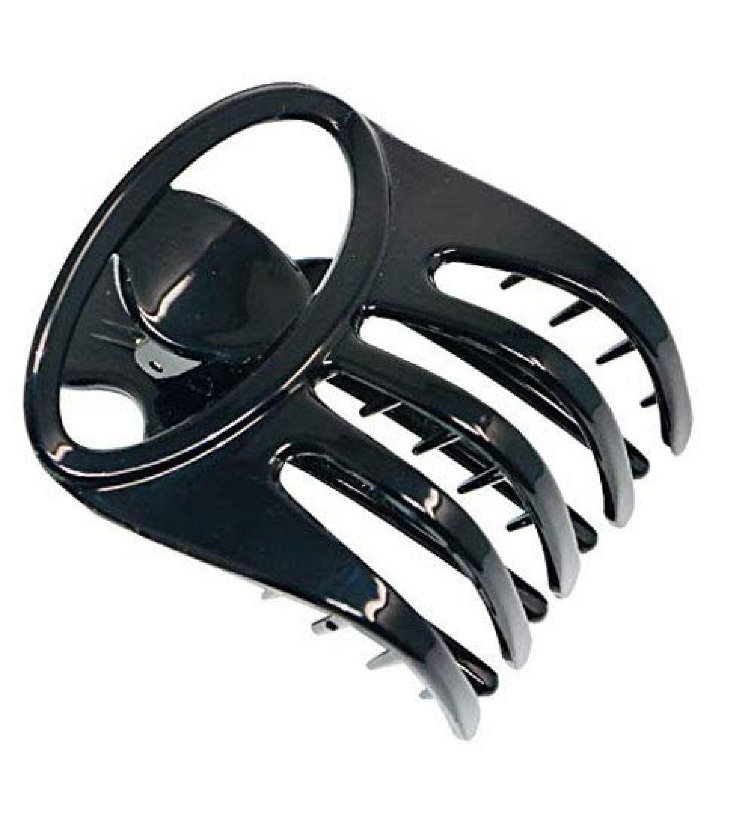 Parcelona French Curvy Oval Paw Black Cellulose Acetate Hair Claw Clip for Women and Girls - Black - Buy Online on GoSupps.com