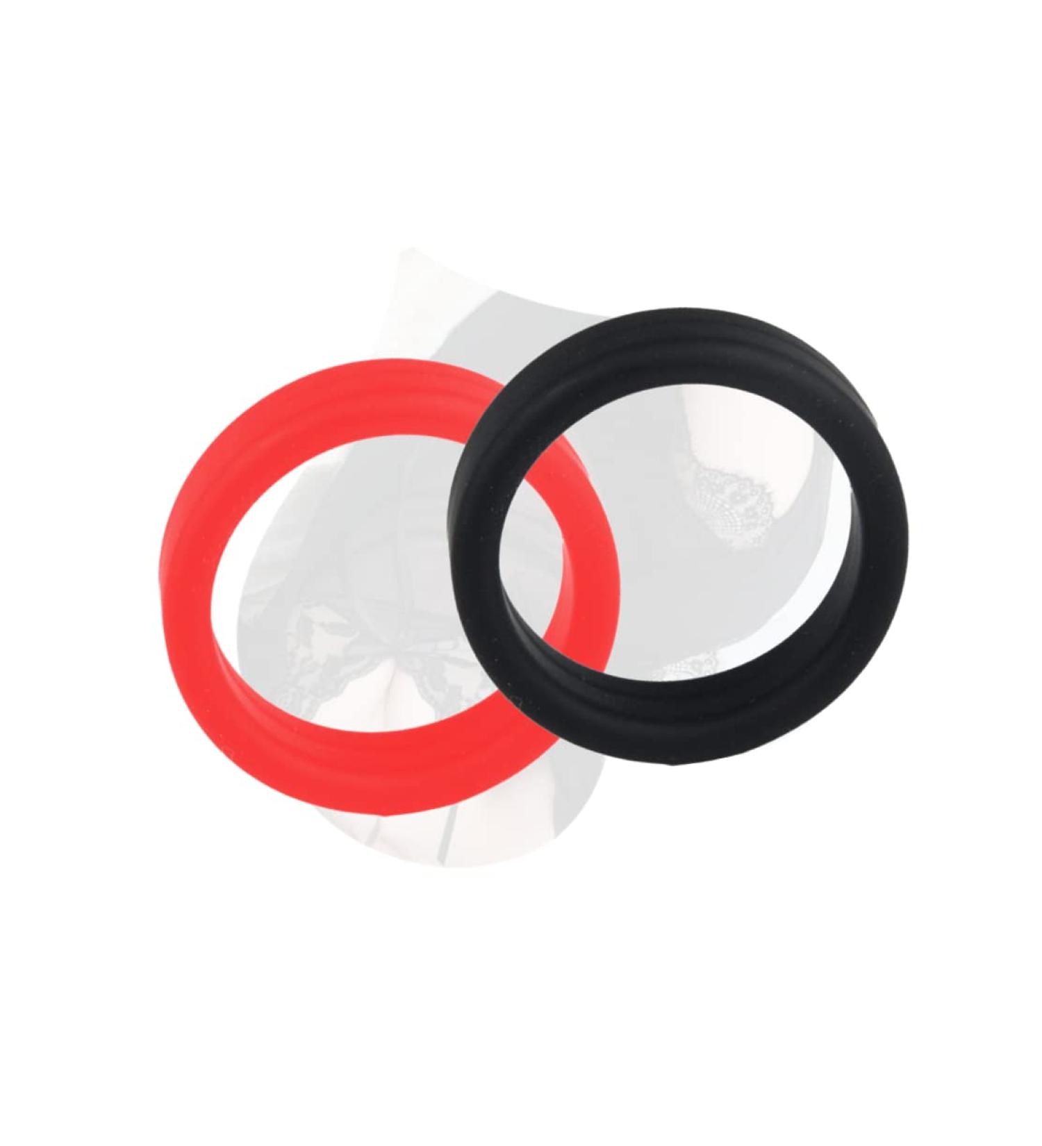 Black Silicone Massage Accessories - 2 Pack Sports Equipment for Men & Women | Versatile & Simple Design - Buy Online on GoSupps.com