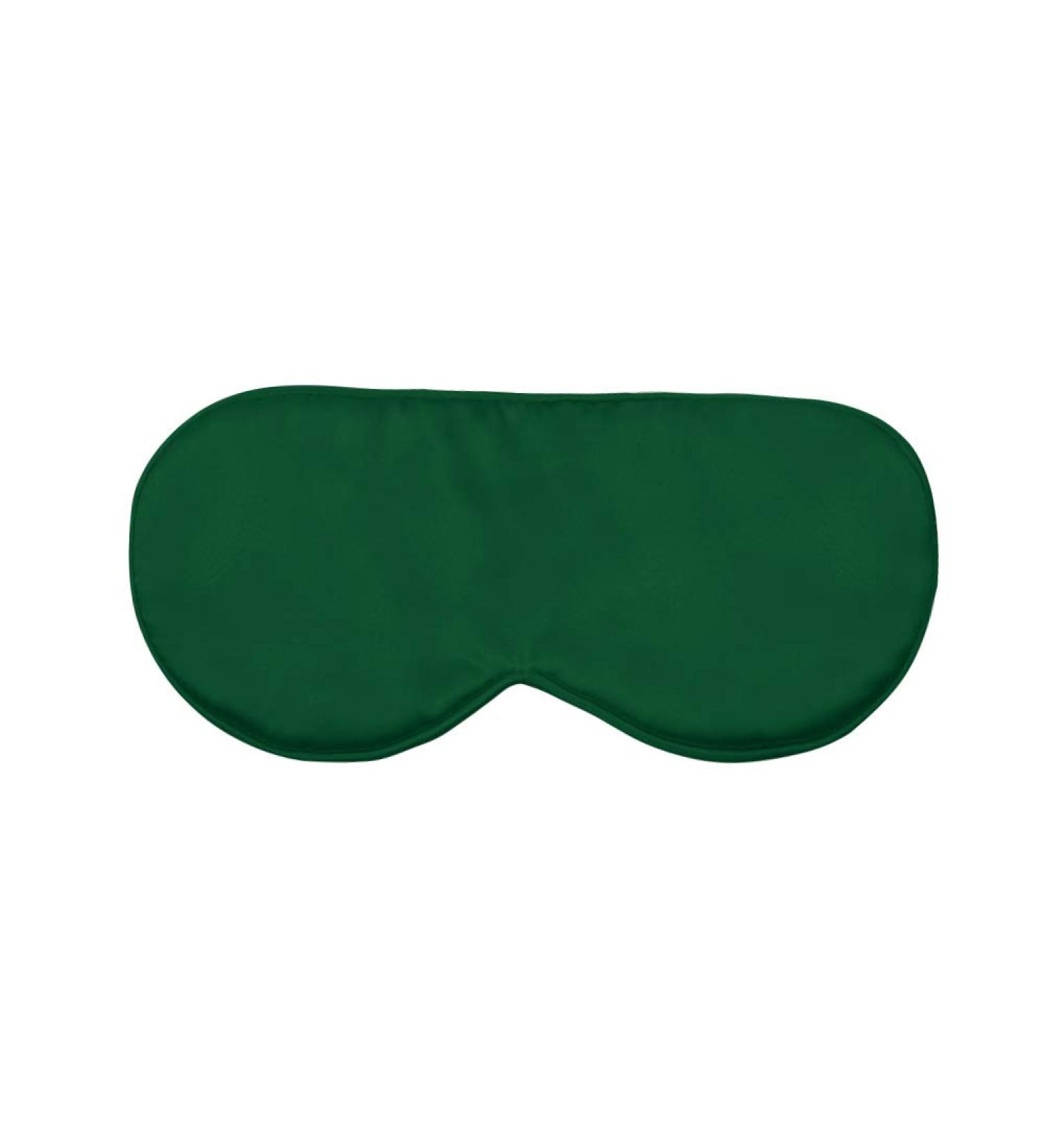 THXSILK Natural Silk Sleep Mask - Adjustable 19 Momme Eye Mask - Emerald Green - Buy Online on GoSupps.com