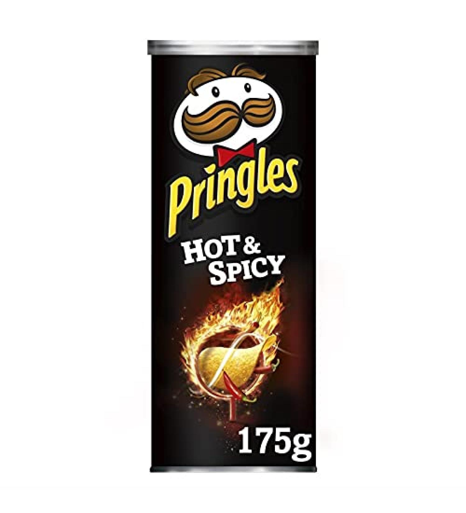 PRINGLES - Hot & Spicy 175G - Pack of 4 - Buy Online on GoSupps.com