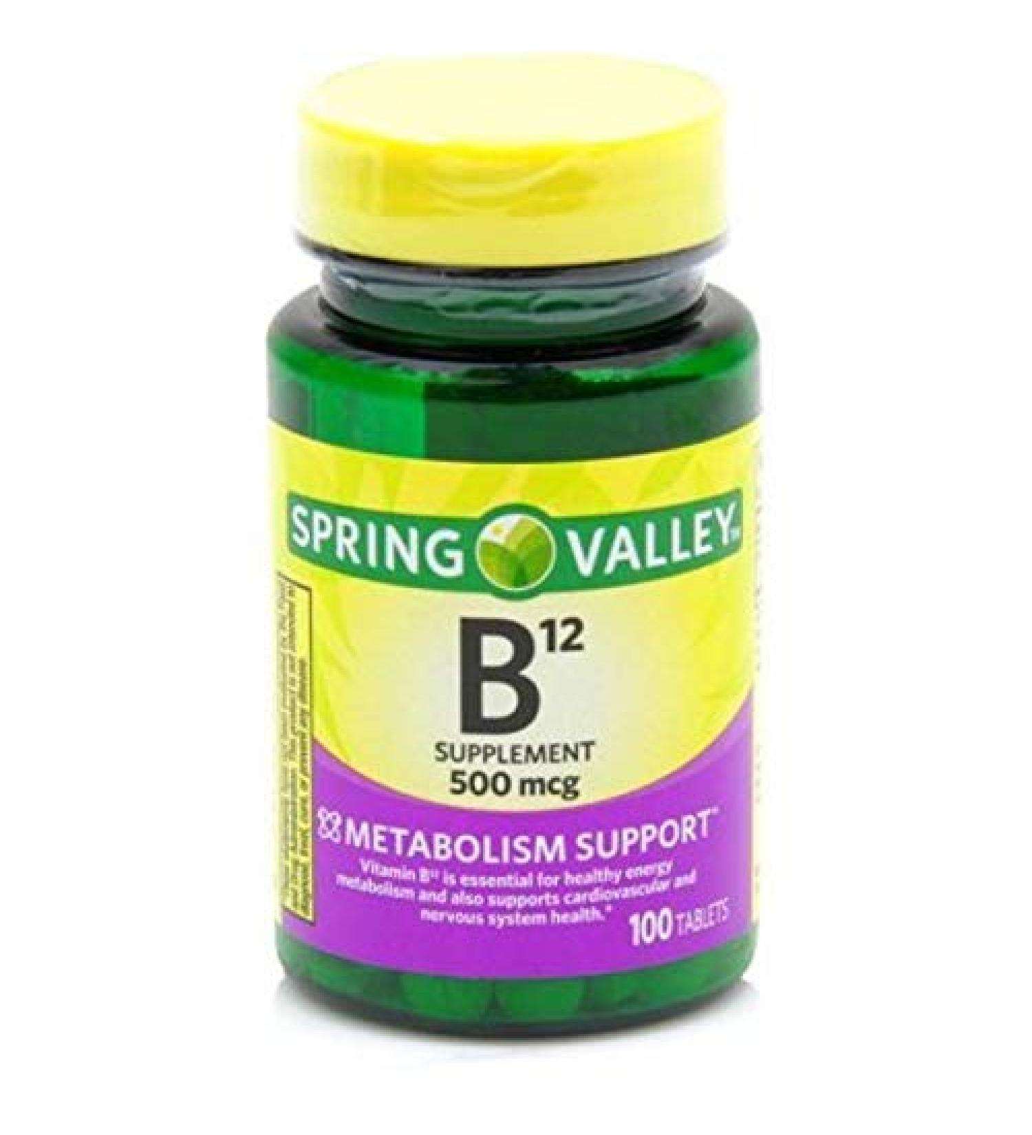 Spring Valley - Vitamin B-12 500 mcg 100 Tablets