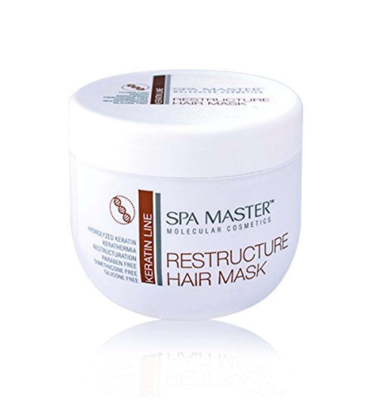  Rosa Impex Spa Master Restructuring Hair Mask with CHERATINE 500ml - Buy Online on GoSupps.com