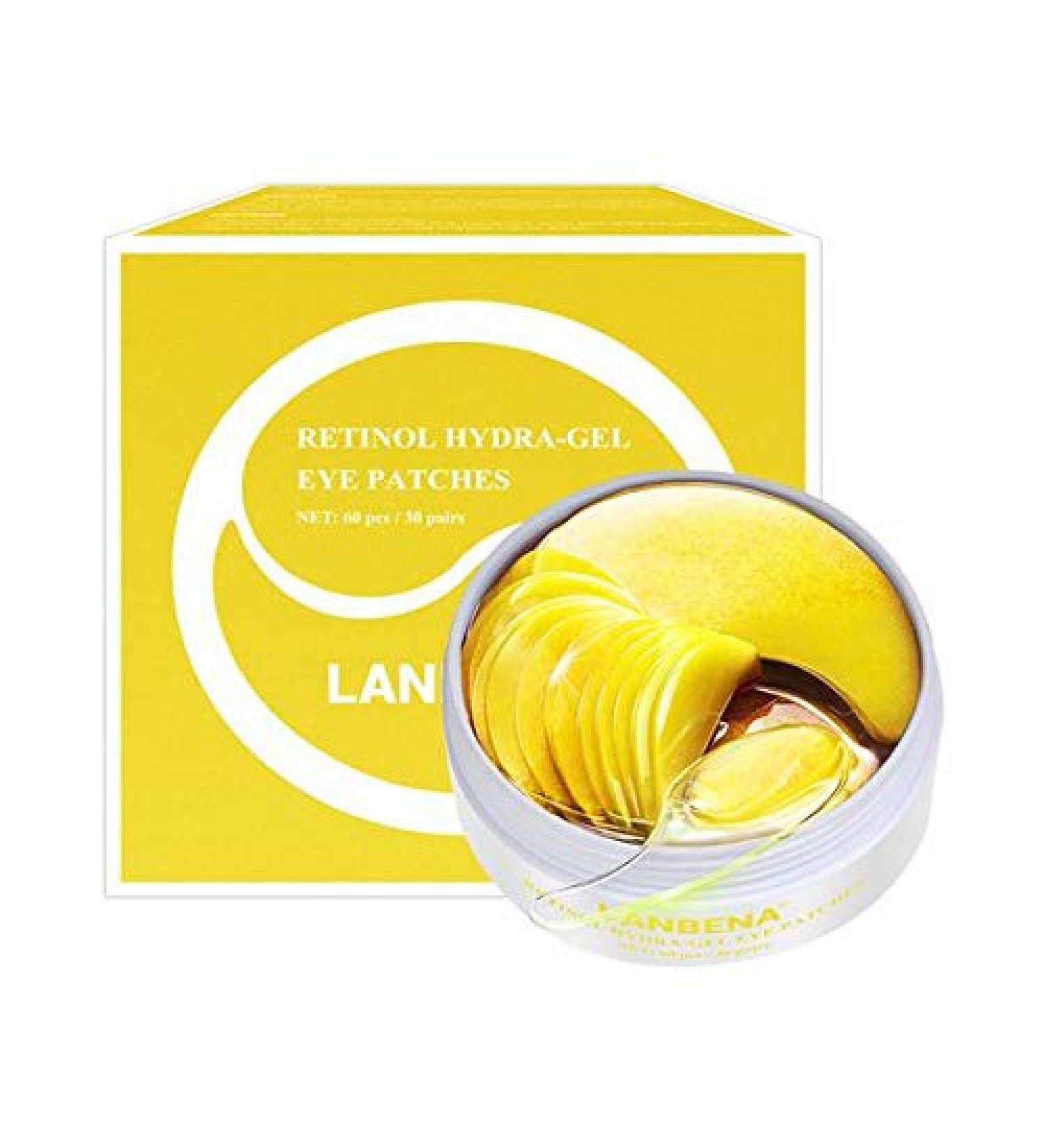 60 (30 pairs) Retinol Hyaluronic Acid Collagen Hydra-Gel Eye Pads/Patches Reduce Fine Lines and Wrinkles Dark Eyes Eye Bags Black Bags Crows Feet Smoother Fresher Looking Eyes and Skin - Buy Online on GoSupps.com