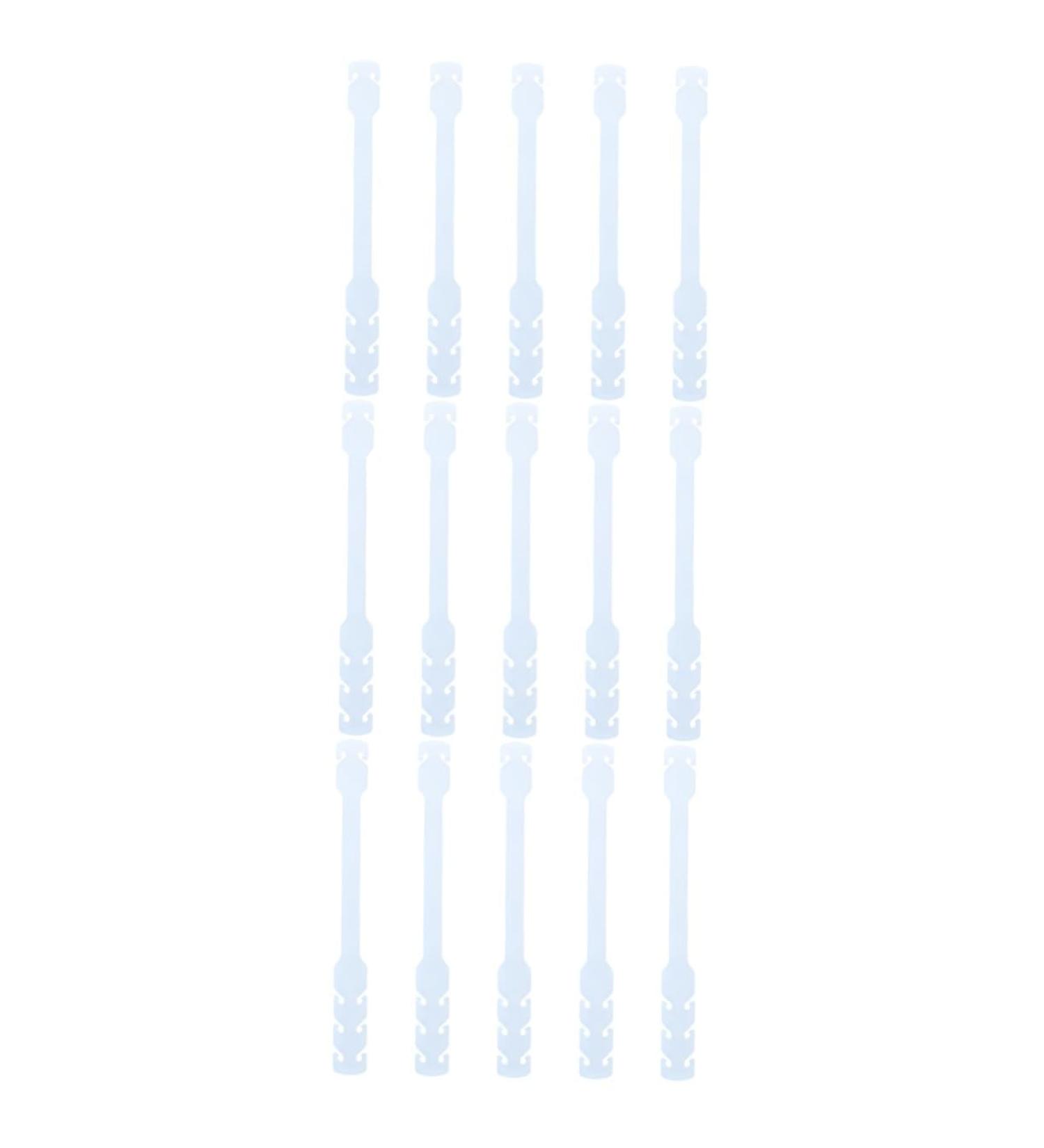 Buy Healvian 15 Pcal Ear Mask Strap Buckle - Adjustable Silicone Mask Accessories with Removable Handles & Hooks for Comfort | International Shipping - Buy Online on GoSupps.com