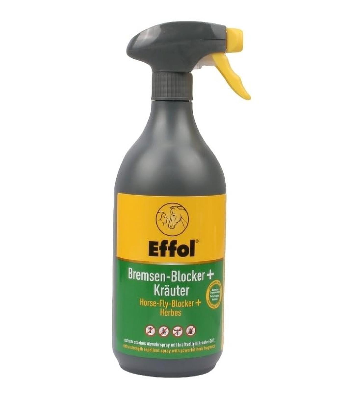 RL24 Effol - brake blocker+ herbs |Insect protection with herbal fragrance |Dermatologically tested fly protection |Against brakes ticks & mosquitoes |Brake spray for horses |1 x 750 ml spray