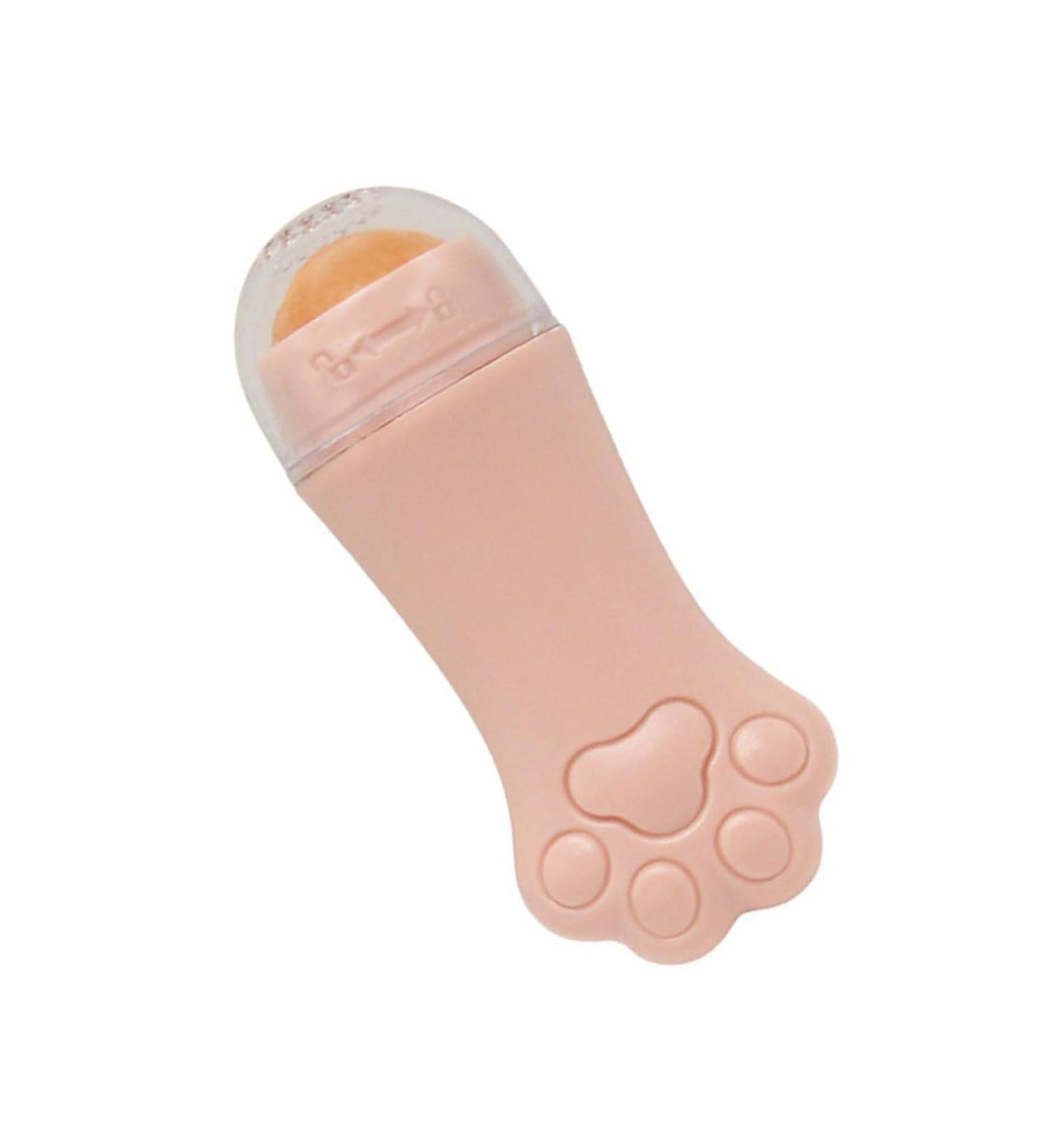 Volcanic Stone Oil-Absorbing Ball - Makeup Oil Roller & Skin Care Tool | Cat Paw Pink 7.5x3cm - Buy Online on GoSupps.com