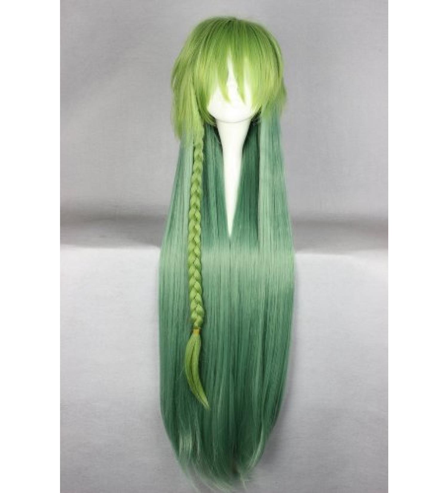 Wig Green 100cm Long for Amnesia UKYO Cosplay - High-Quality Cosplay Wig | International Shipping Available - Buy Online on GoSupps.com