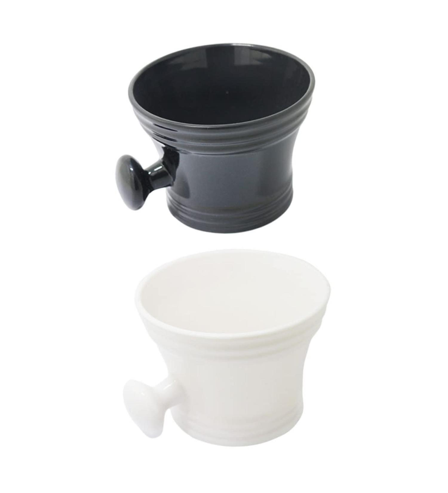 Fomiyes 2-Piece Ceramic Makeup & Shaving Bowl Set - Skin Care & Wet Shaving Tools - International Shipping Available - Buy Online on GoSupps.com