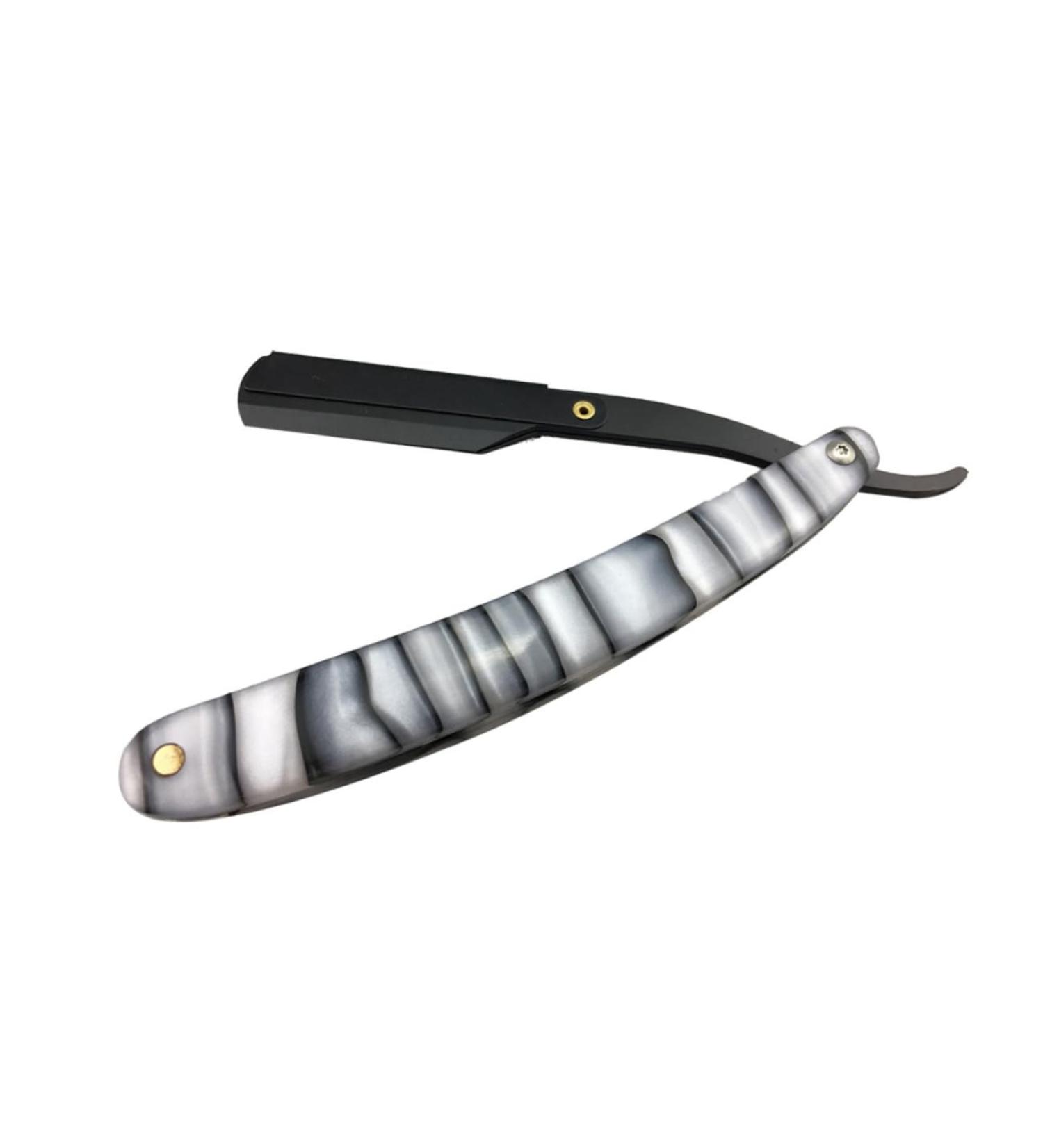 Angoily 2-St Safe Steel Razor for Men - Metal Straight Hairdresser Knife for Precision Grooming - Buy Online on GoSupps.com