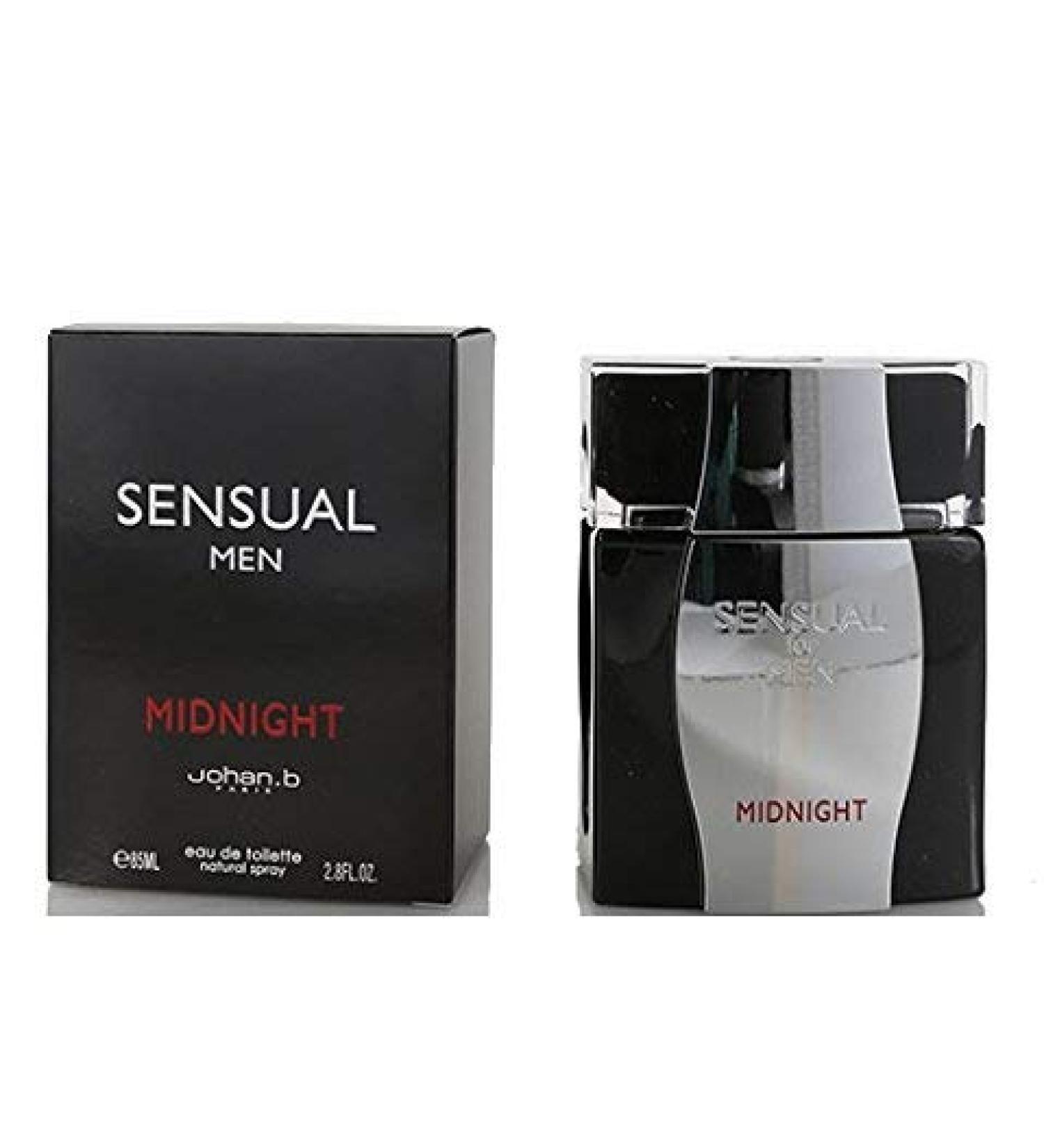 Johan SENSUAL MIDNIGHT B. 2.8 Ounce / 85 ml Eau de Toilette Men Cologne Spray