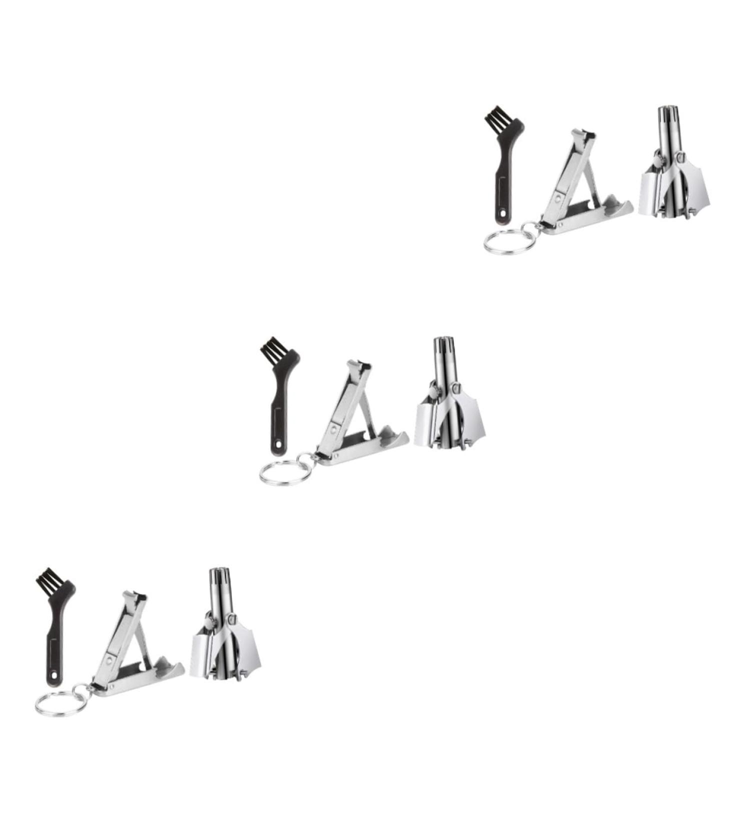 FRCOLOR 3 Sets Nose Hair Trimmers for Women - Stainless Steel Beard Clippers & Razors for Precise Nose Hair Removal - Buy Online on GoSupps.com