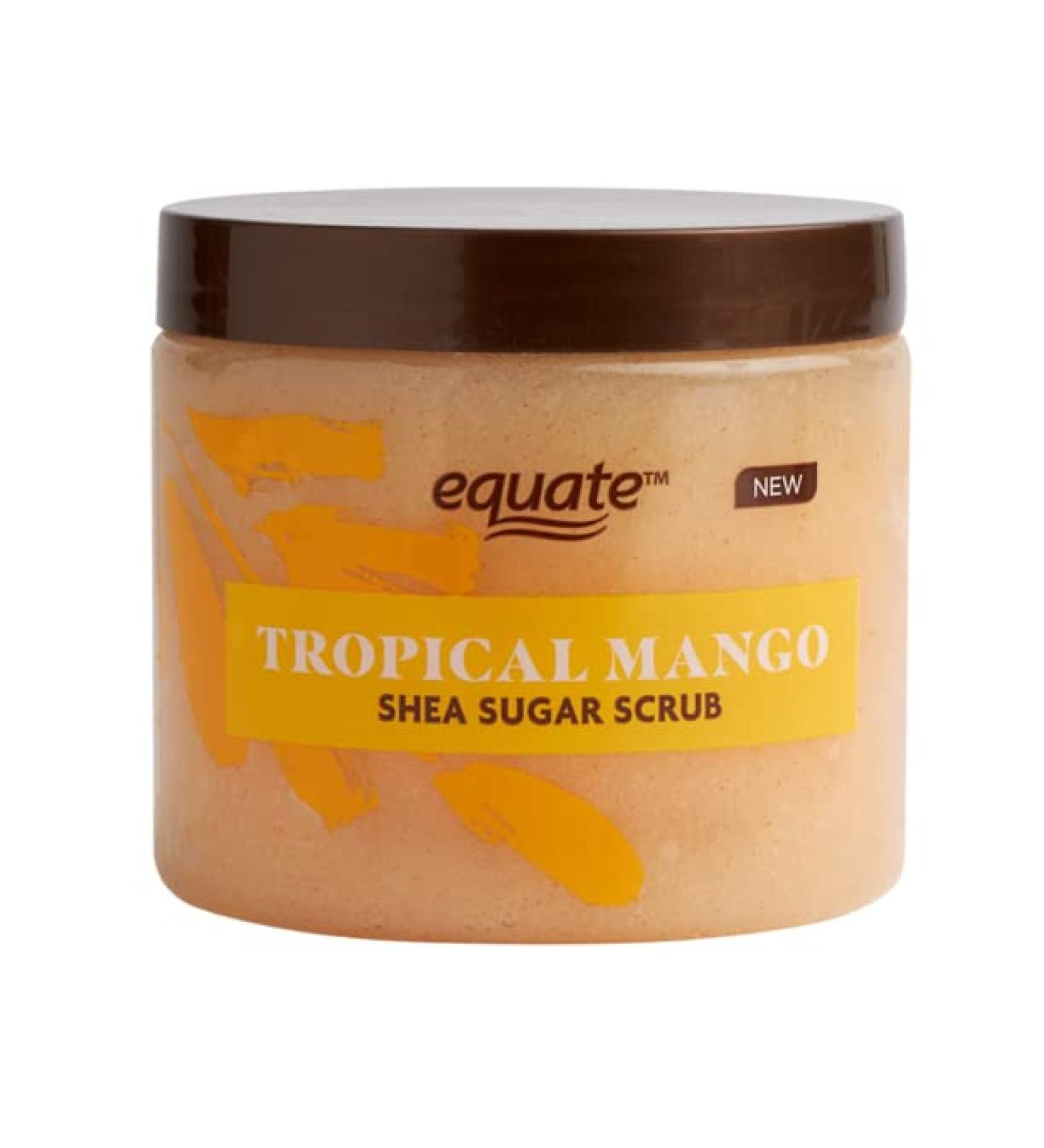 Equate Shea Sugar Scrub Tropical Mango 18 oz