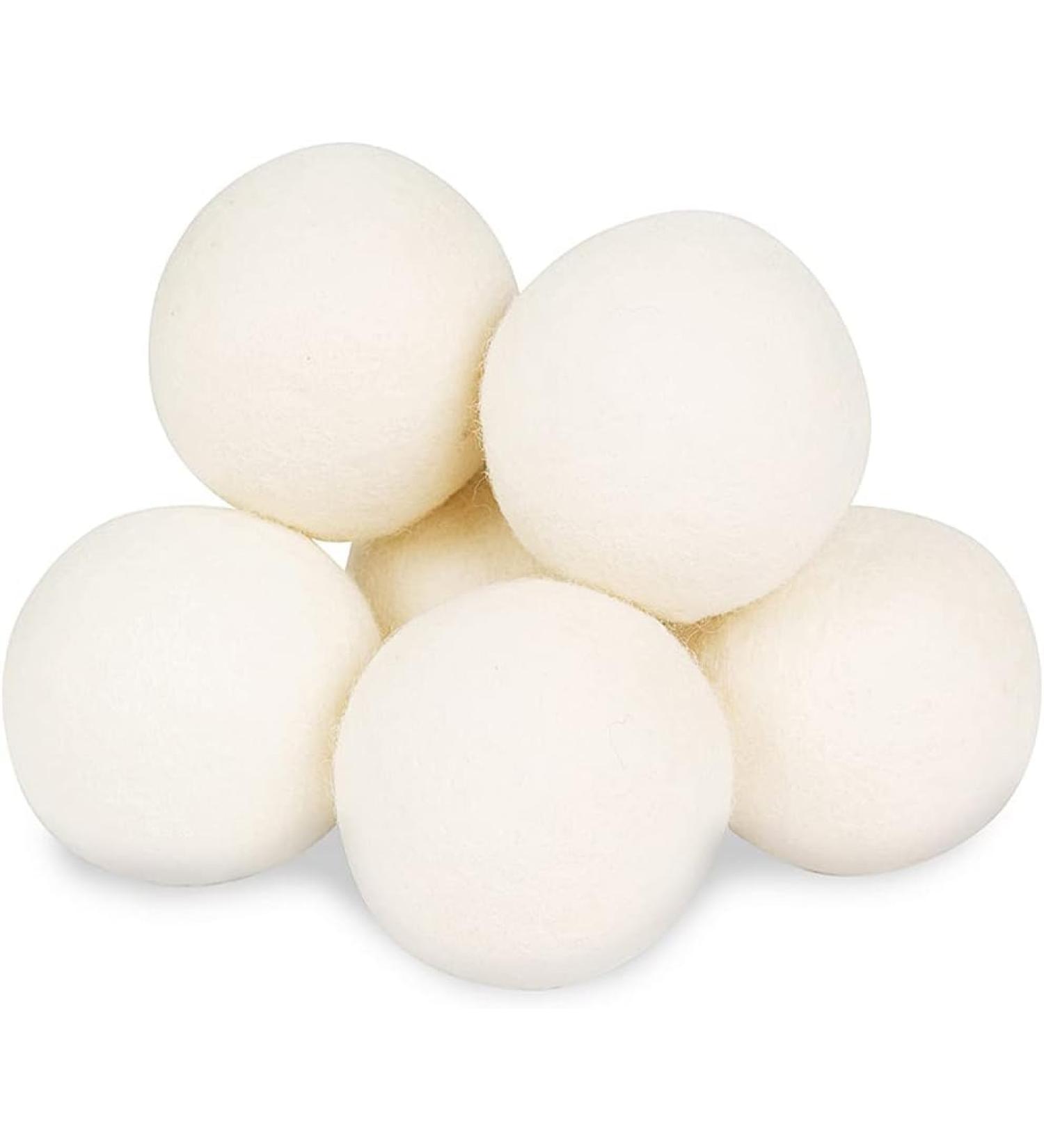 UTIZ Wool Dryer Balls - Handmade 6-Pack - XL Premium Natural Fabric Softener- Wool Balls Replaces Dryer Sheets - Wool Balls for Dryer - Laundry Balls for Dryer 8CM Diameter Pack of 6 - Buy Online on GoSupps.com