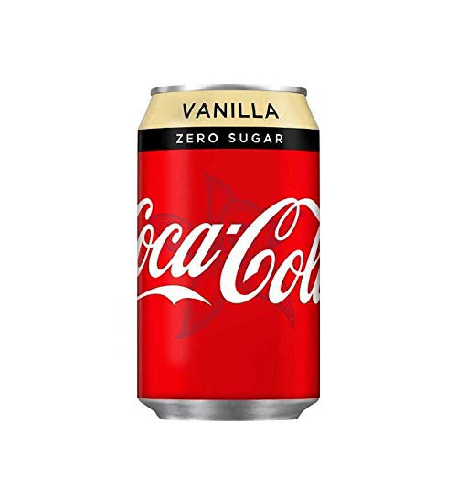 Coca Cola Zero Sugar Vanilla Cans 330 ml Vanilla 330 ml (Pack of 1)