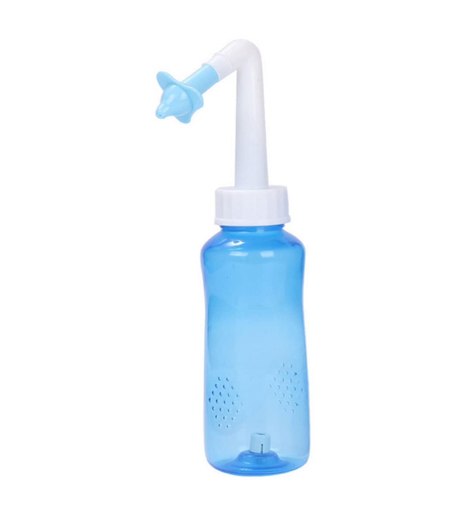 Sinus Rinse Bottle & Nasal Irrigation Kit - Pressure Wash Cleaner for Adults & Kids | International Shipping Available - Buy Online on GoSupps.com