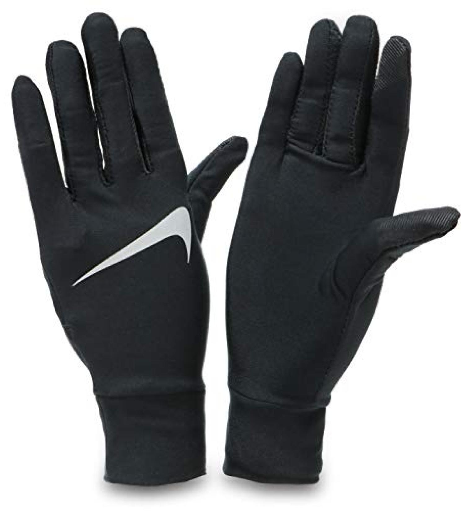 Nike Women's Lightweight Tech Running Gloves - Black/Silver, Small - Buy Online on GoSupps.com