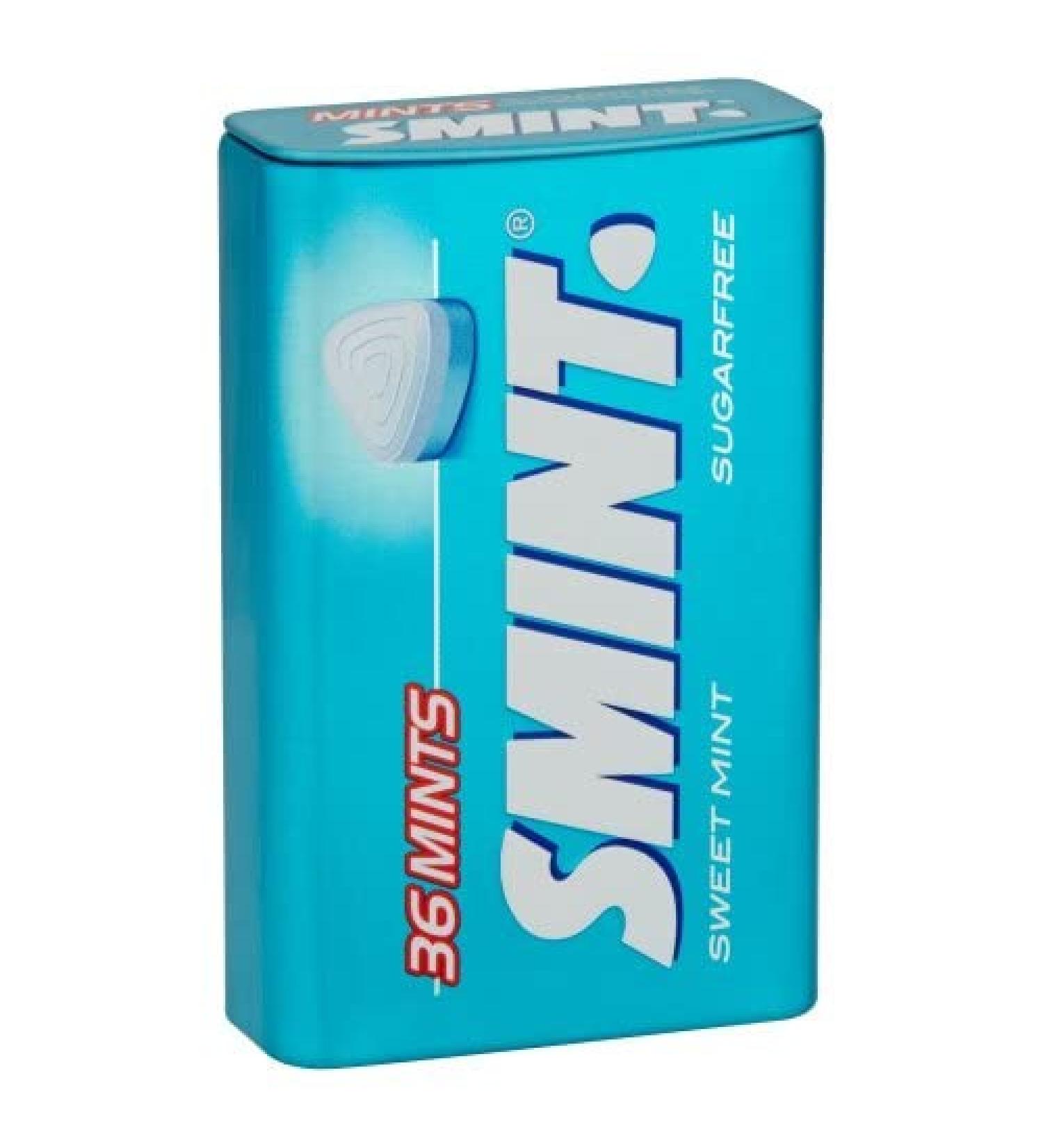 Smint XL Sugar free Sweet Mint 36 Mints Tins 25g (2)
