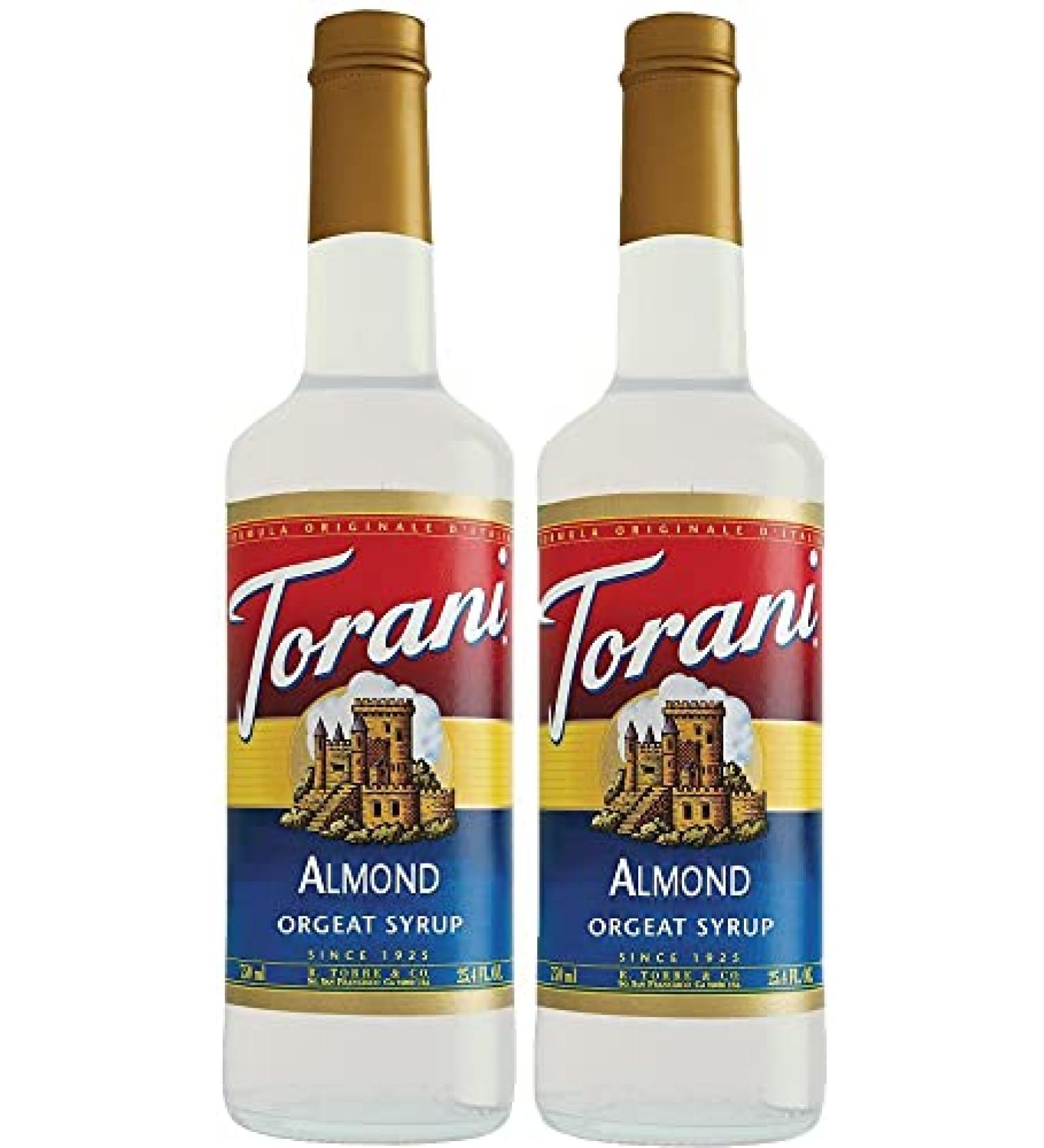 Torani Almond Flavour Syrup 750ml bottle 2 Pack White - Buy Online on GoSupps.com