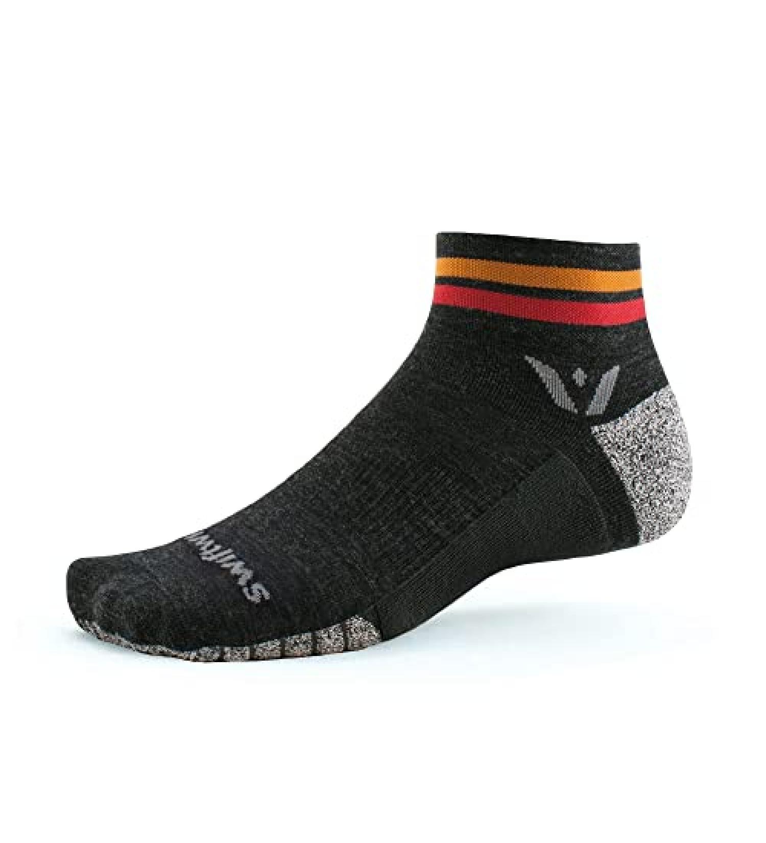 Swiftwick FLITE XT TRAIL TWO Stripe Red X-Large Running & Hiking Socks - Buy Online on GoSupps.com