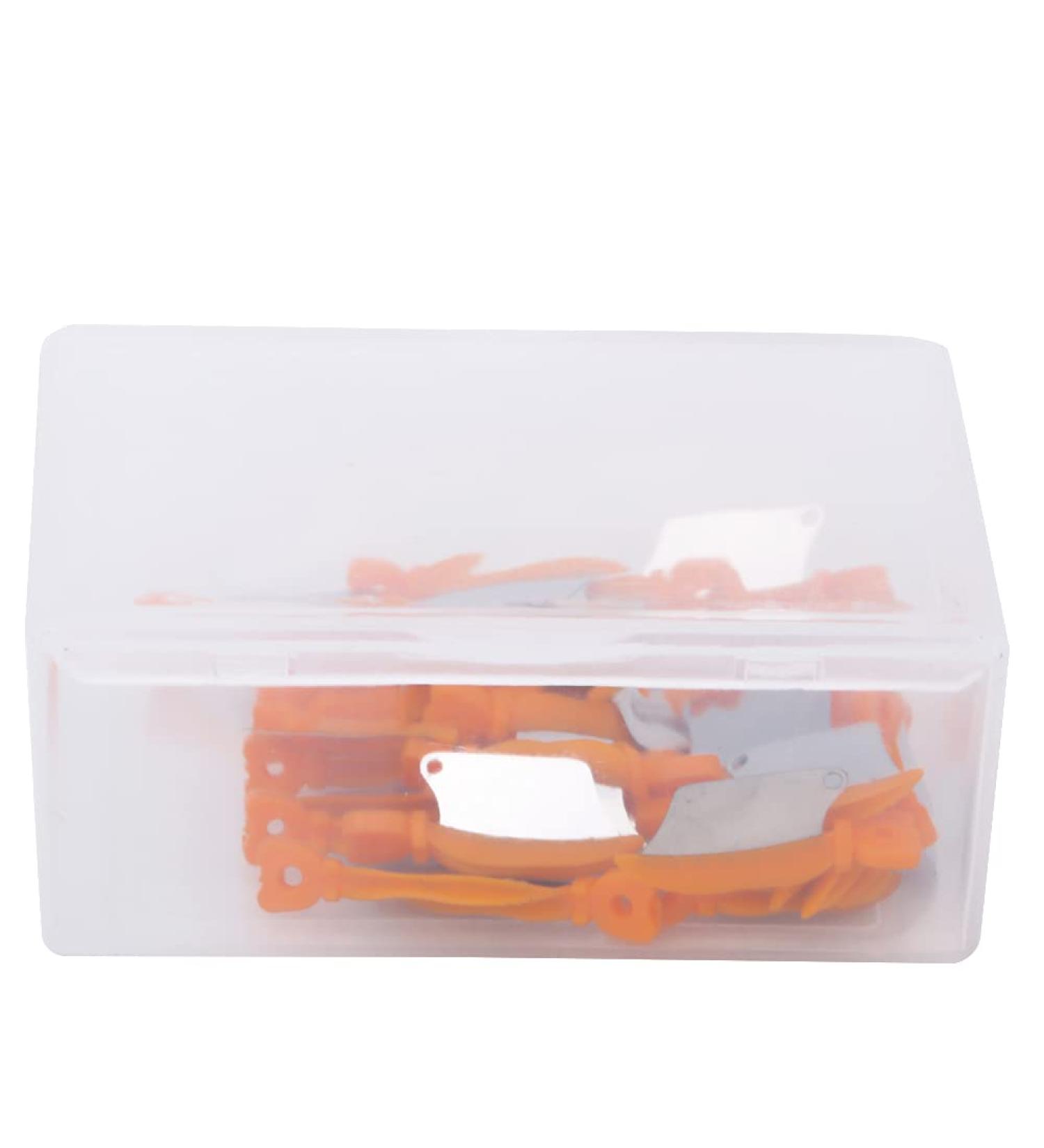 40Pcs Interproximal Plastic Teeth Wedges | Orange Tuba for Dental Care | International Shipping Available - Buy Online on GoSupps.com