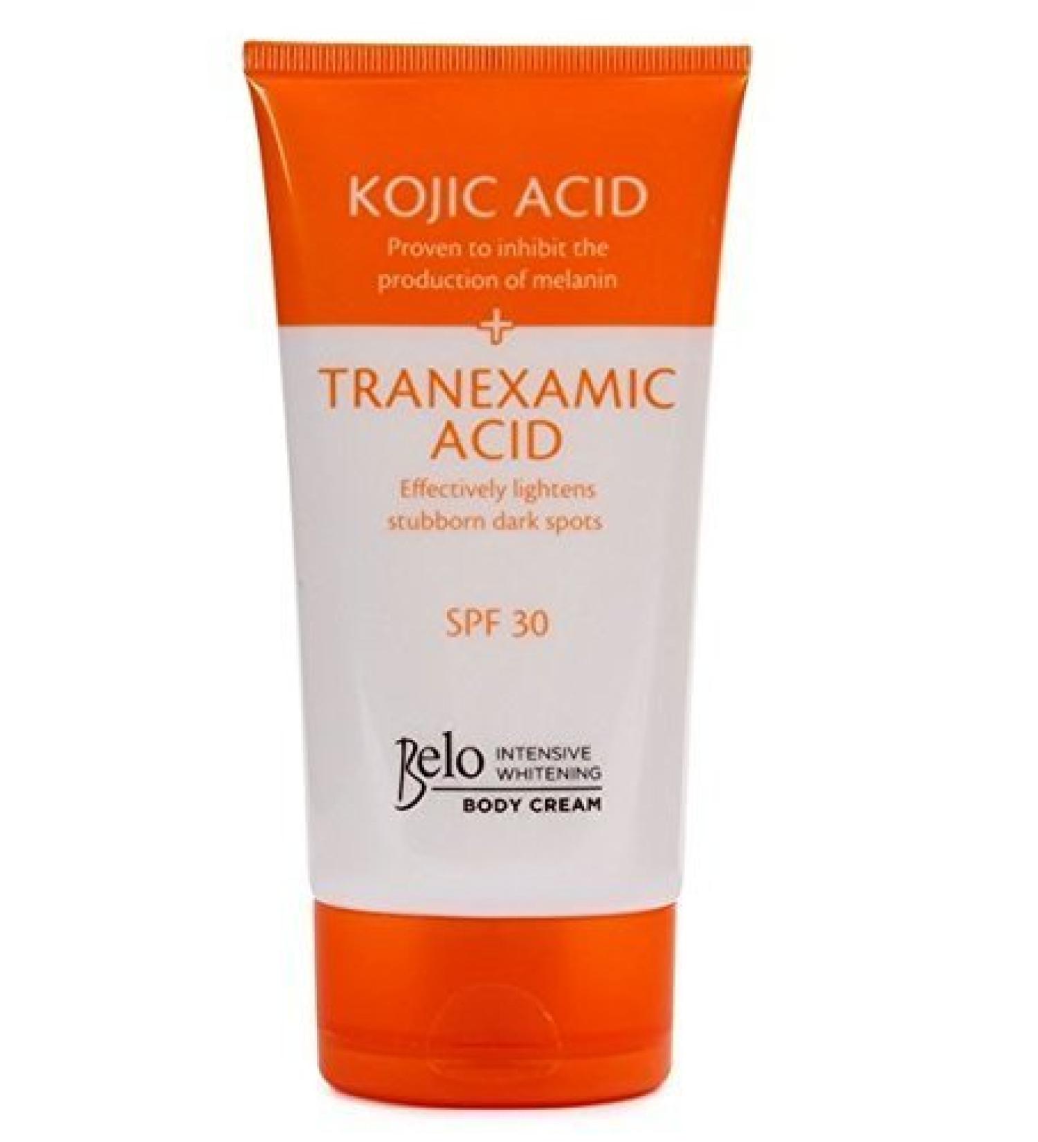 NEW Just Released Belo Essentials Tranexamic +Kojic acid Intensive Whitening Face+Body cream 150ml by Belo Essentials