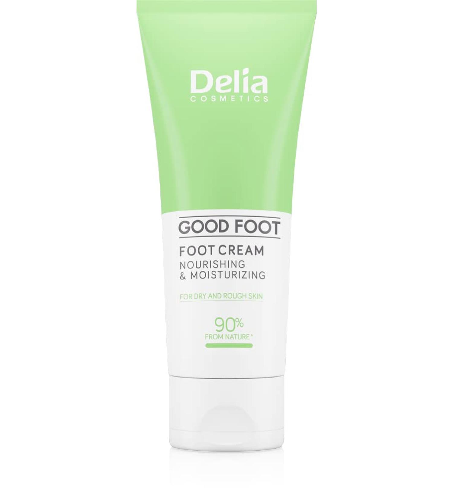  Delia Cosmetics Delia Cosmetics Good Foot Nourishing Foot Cream Hydration and Regeneration Dry Rough Feet Soy Oil Shea Butter Lanolin Allantoin Peppermint Extract 100 ml - Buy Online on GoSupps.com