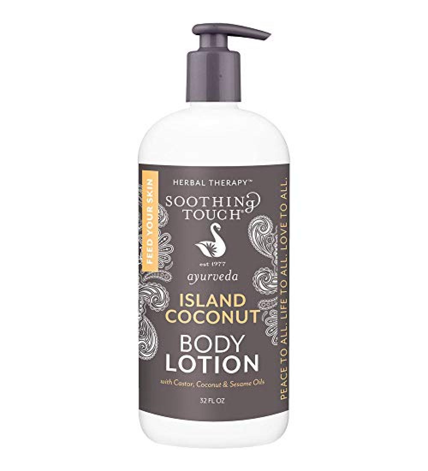 Soothing Touch Ayurveda Body Lotion - ISLAND COCONUT / 32 oz. by SOOTHING TOUCH