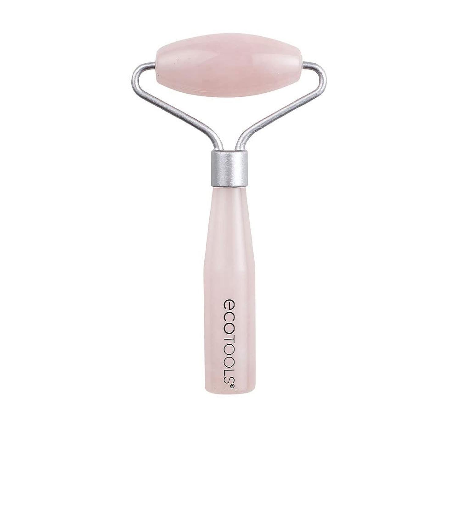 EcoTools Mini Rose Quartz Facial Roller with 100% Rose Quartz (Pack of 1)