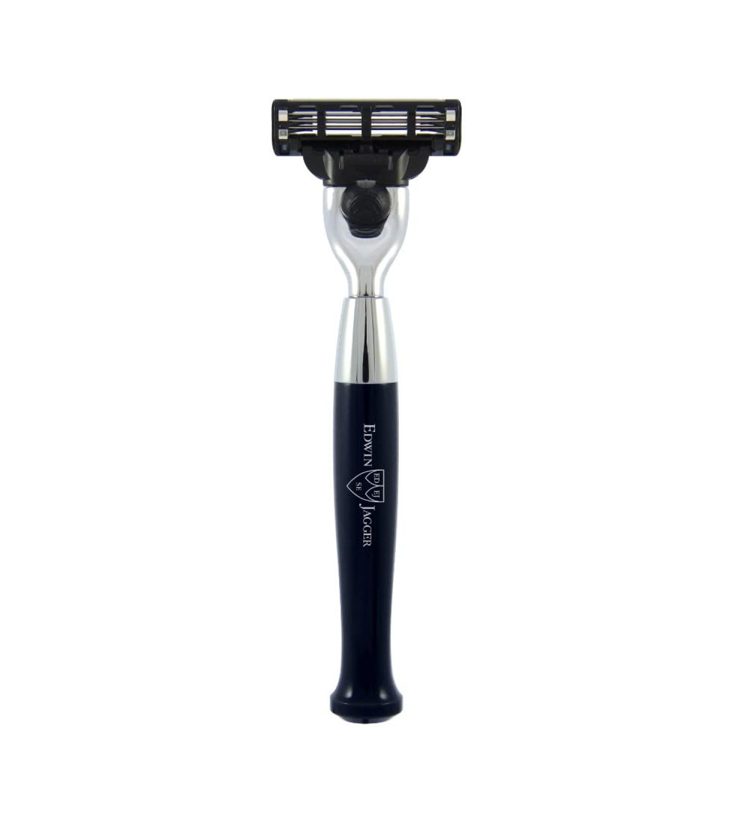 Edwin Jagger Imitation Ebony Mach3 Razor Black