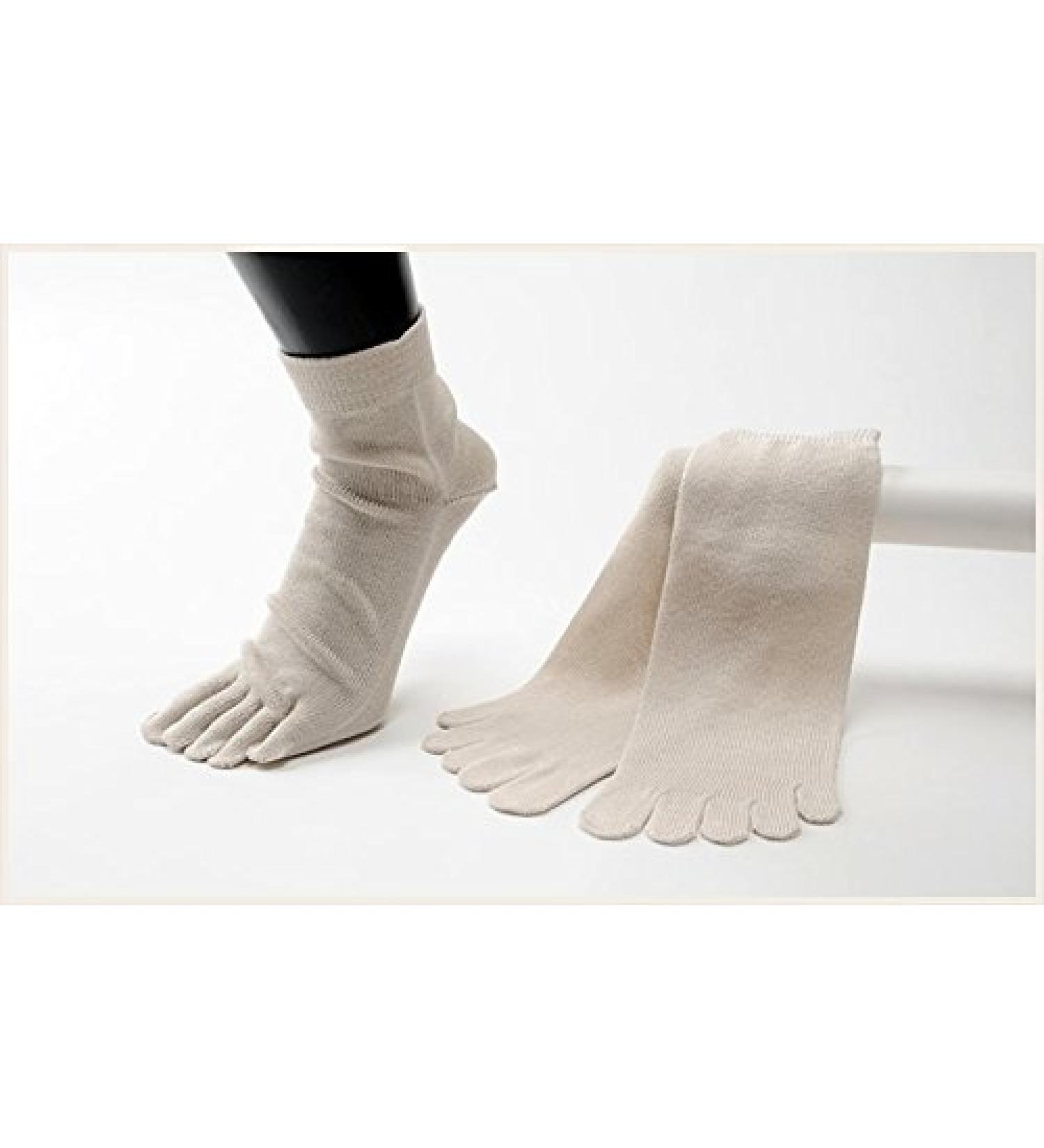 Sugiyama Modal house and night socks size S 1 pair S shoe sizes 35 - 39 Beige