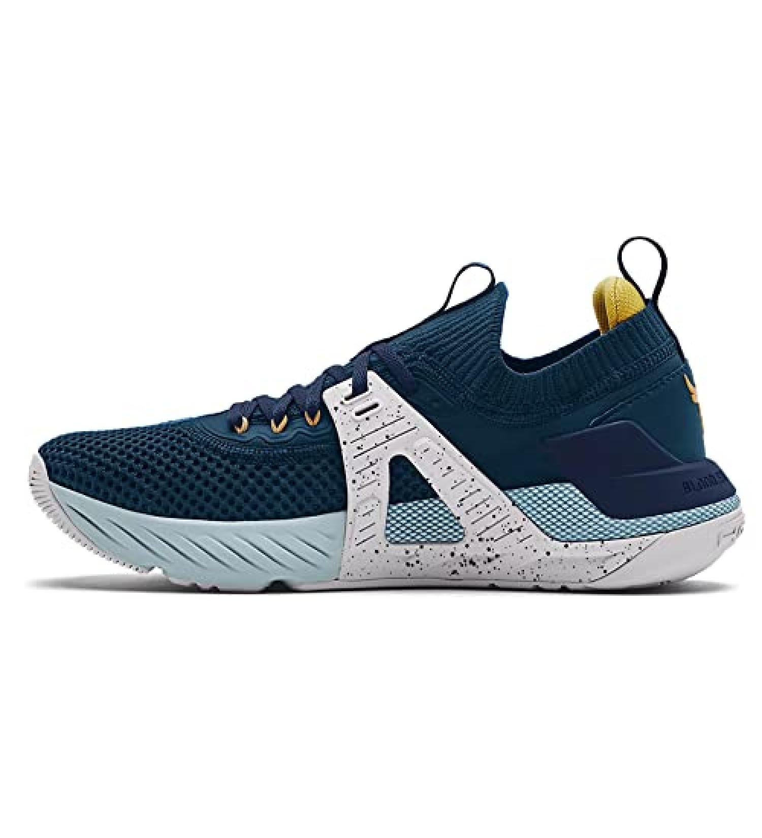 Under Armour Project Rock 4 Training Shoe 10.5 Deep Sea/Breaker Blue - 401 - Buy Online on GoSupps.com