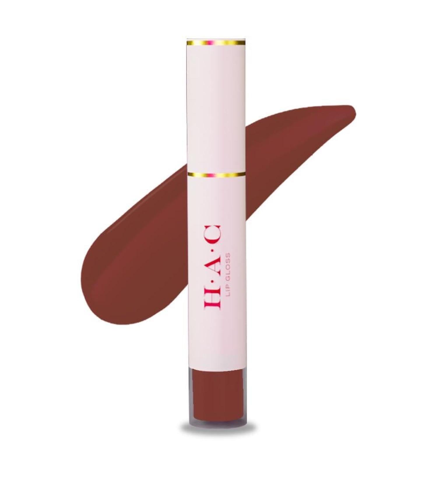 H A C Radiant Shine Lipgloss - Comforting lip Balm & non sticky and long lasting Shine (BOLD-21)