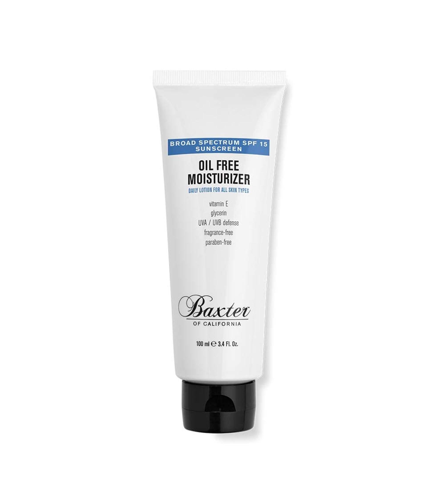 Baxter of California Oil Free Face Moisturizer for Men - Lightweight, Fragrance Free, 4 Fl Oz - Buy Online on GoSupps.com