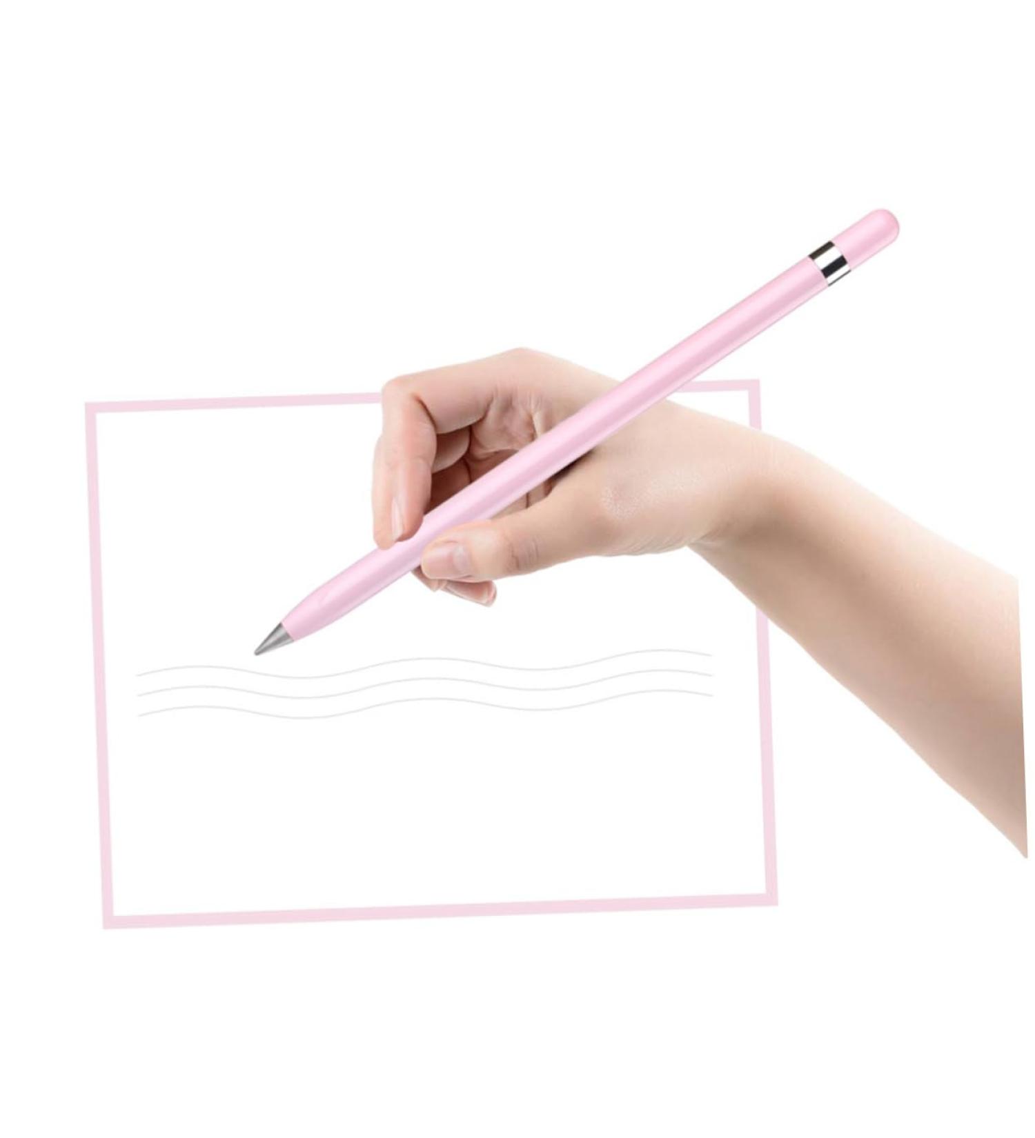 Lurrose Fountain Pen Ink 1pc Eternal Metal Pencil Ink Business Pen Automatic Child School Supplies Pink pen - Buy Online on GoSupps.com