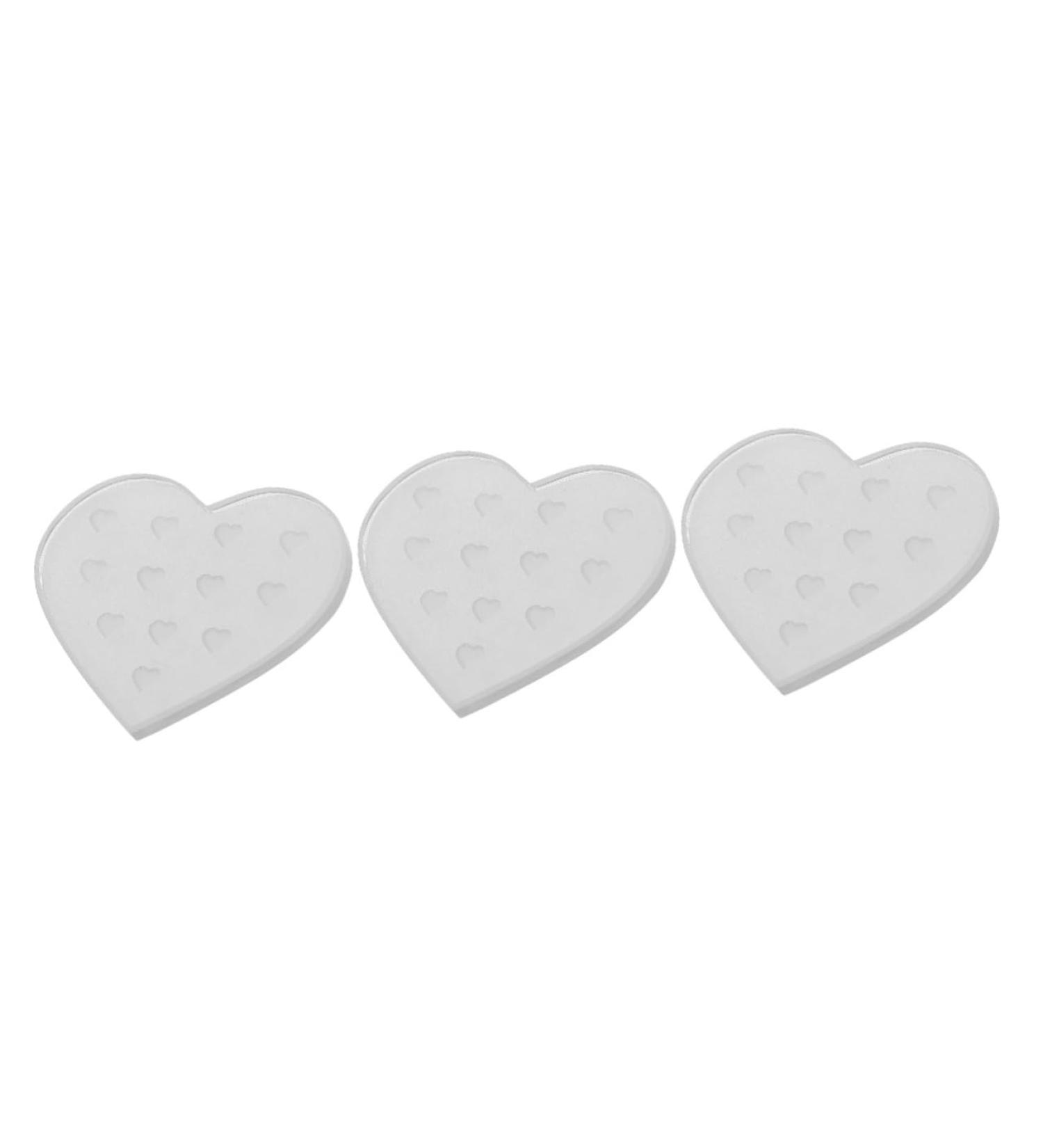 FRCOLOR Eyelash Adhesive Station - 3pcs Heart Pad Lash Extension Supplies | False Eyelash Holder & Tools for Perfect Lashes - Buy Online on GoSupps.com