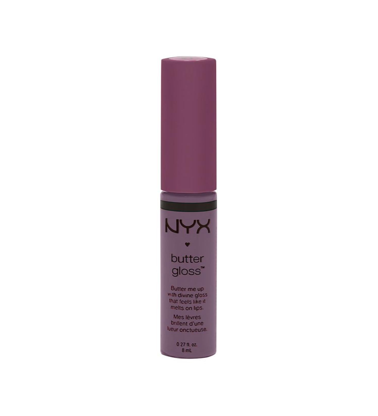 NYX Cosmetics Butter Lip Gloss Raspberry Tart Purple