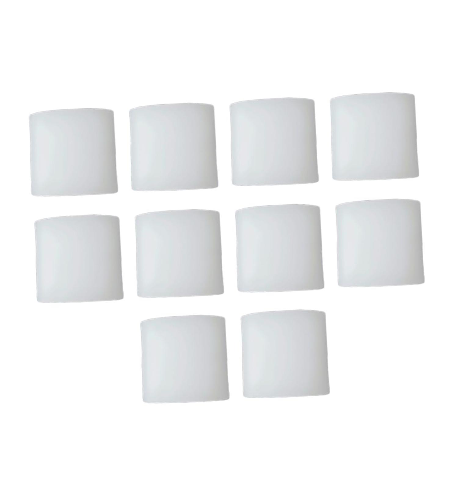 10pcs Silicone Gel Toe Sleeves for Men - Hammer Toe Straightener, Bunion & Toenail Protector - 3x2.5cm - Buy Online on GoSupps.com