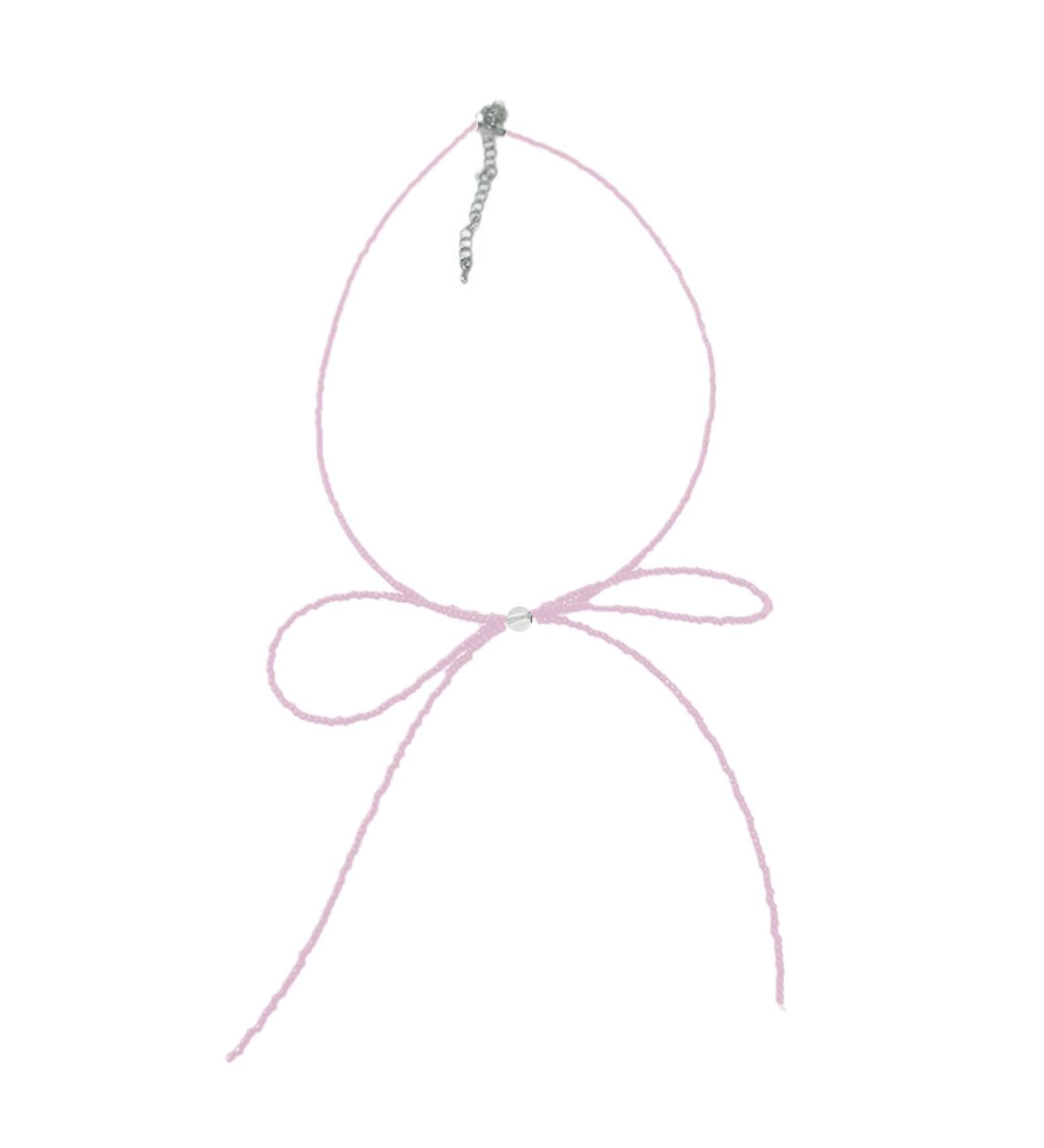 Oralgo Stylish Loop Trailer Necklace | Unique Pearl & Acrylic Design for Everyday Elegance & Parties - Buy Online on GoSupps.com