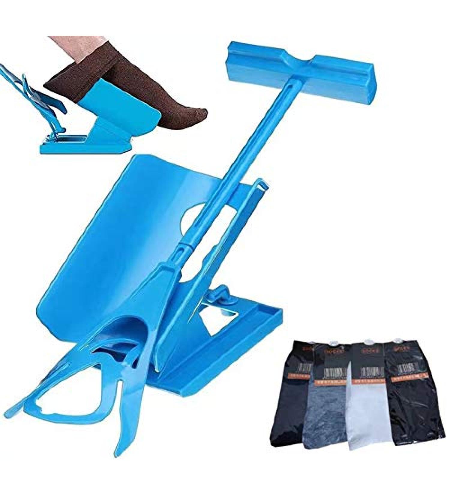 Easy Sock Slider & Pantyhose Puller Ultimate Sock Aid for Seniors Pregnant Women & Overweight Individuals - Buy Online on GoSupps.com