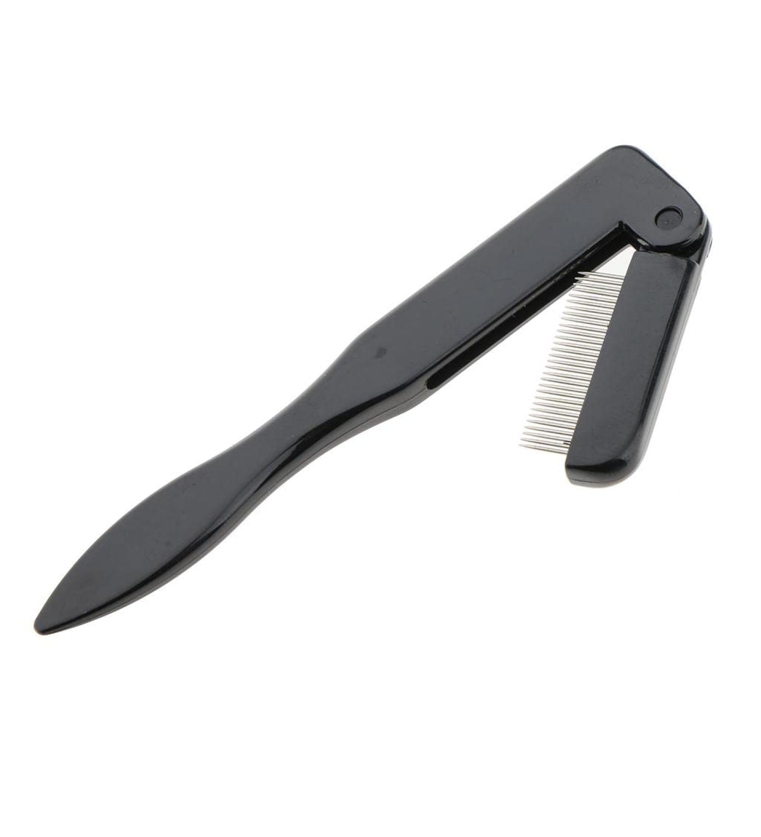 Folding Eyelash Comb & Eyelash Brush - Stainless Steel Tooth for Perfect Lashes | International Shipping - Buy Online on GoSupps.com