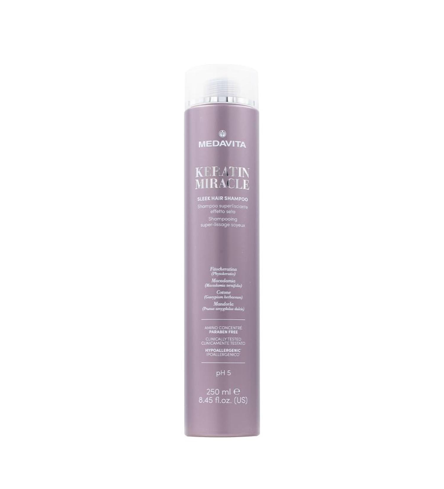 Medavita Lenge Keratine Miracle Sleek Hair Shampoo 250 ml