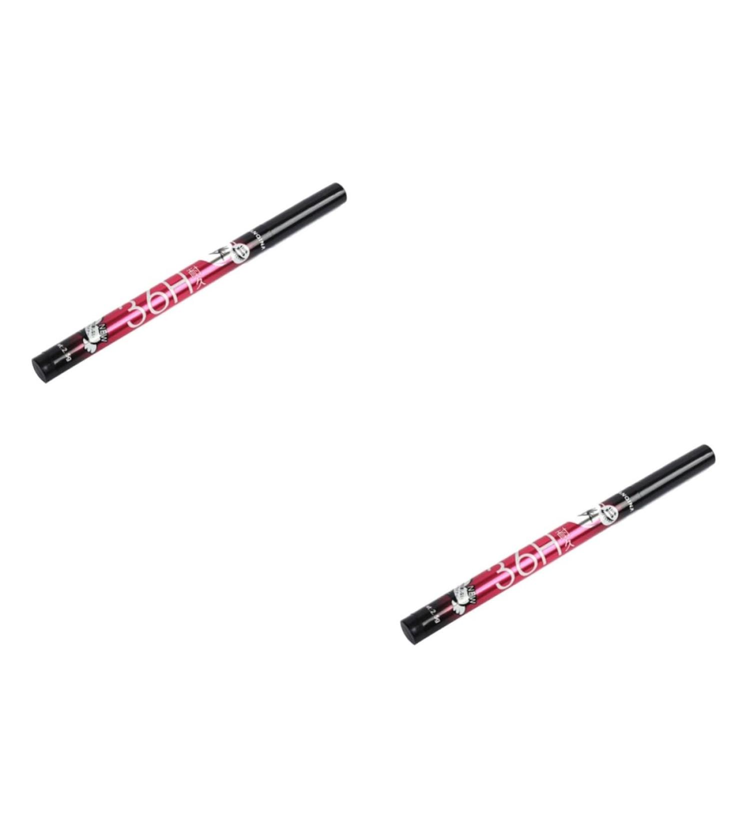 DOITOOL 2pcs Makeup Pen Eye Black Waterproof Cosmetics Eyeliner Liquid 1 count (Pack of 1) As Shownx2pcs - Buy Online on GoSupps.com