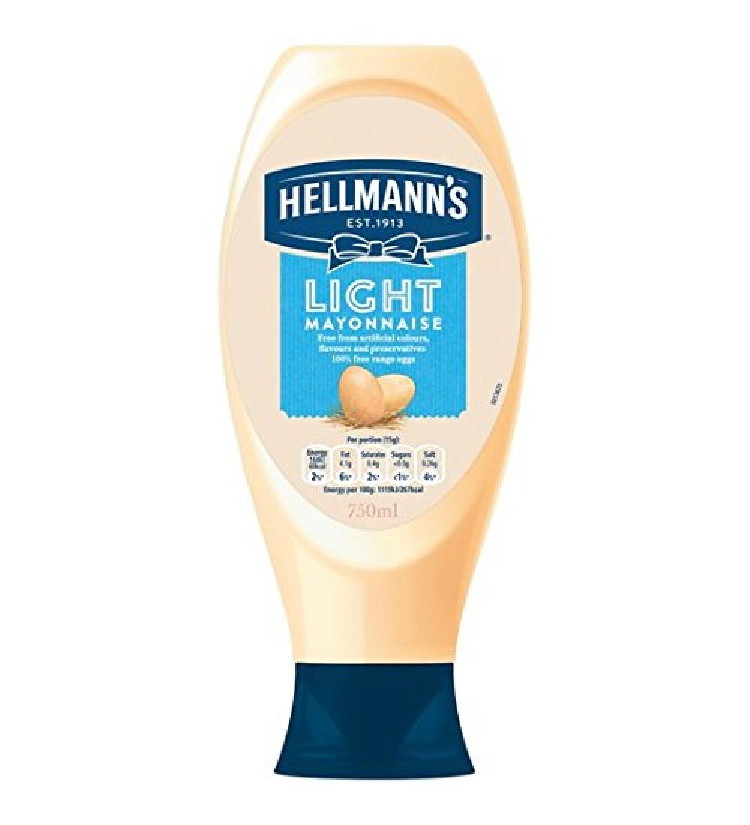 Hellmann's 750 ml Hellmann Squeezy Light Mayonnaise