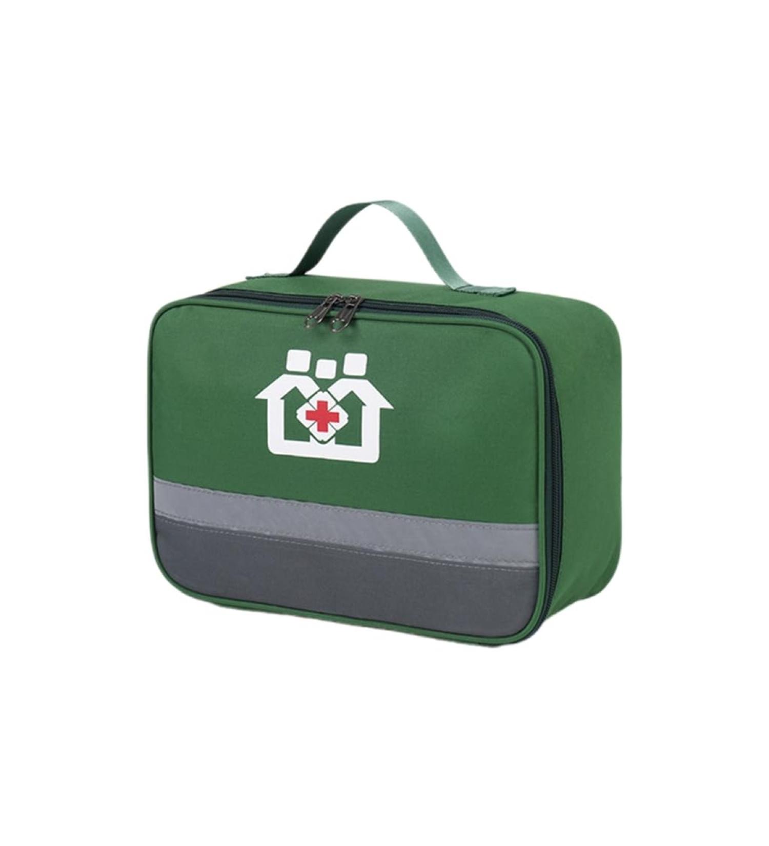 Large Capacity Pill Bottle Organizer - Medium Green Medicine Bag for Medications & Pills | International Shipping - Buy Online on GoSupps.com