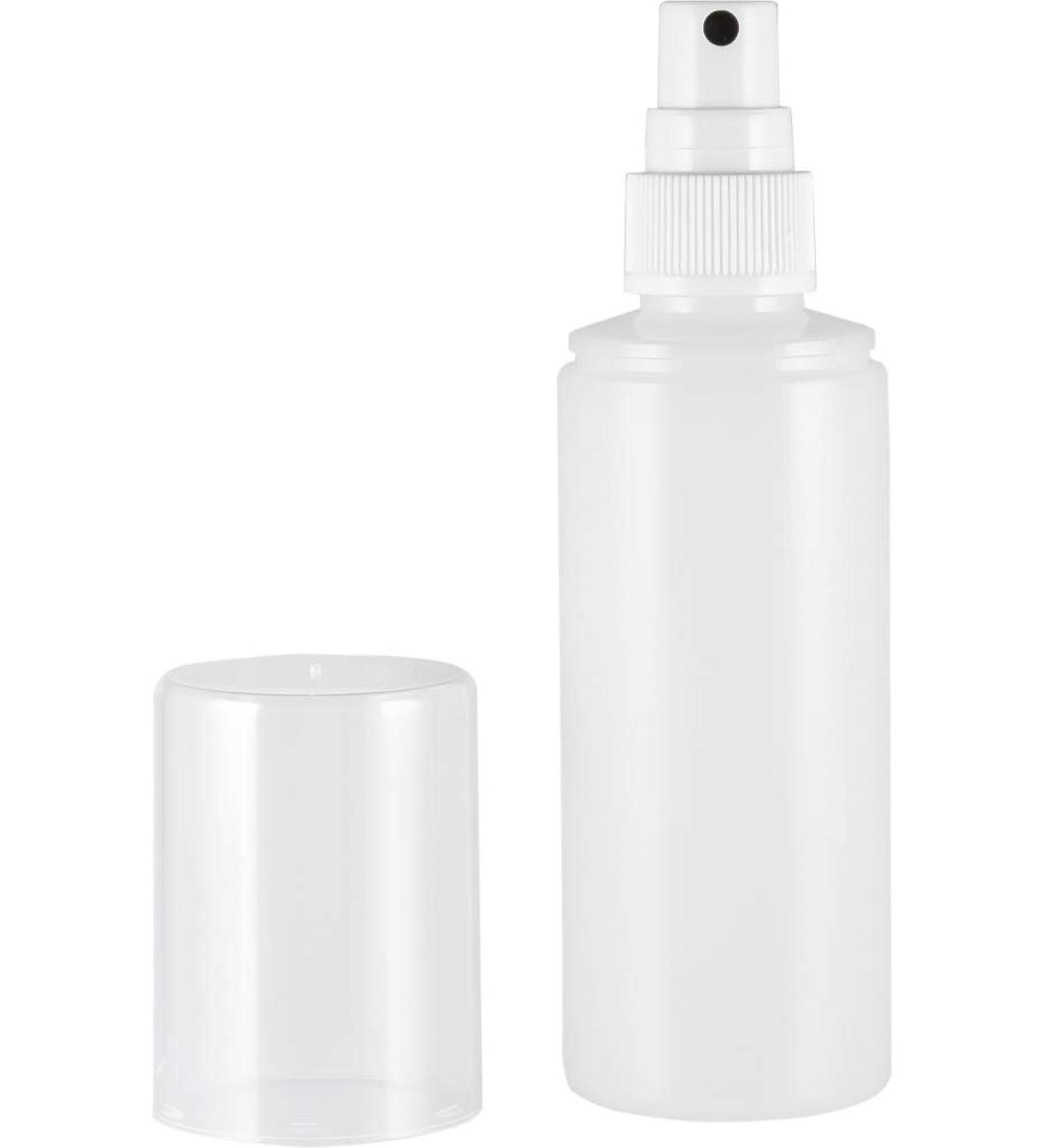 100ml Refillable Spray Bottle with Atomizer - Transparent Milky - Ideal for Travel & Home Use - Buy Online on GoSupps.com