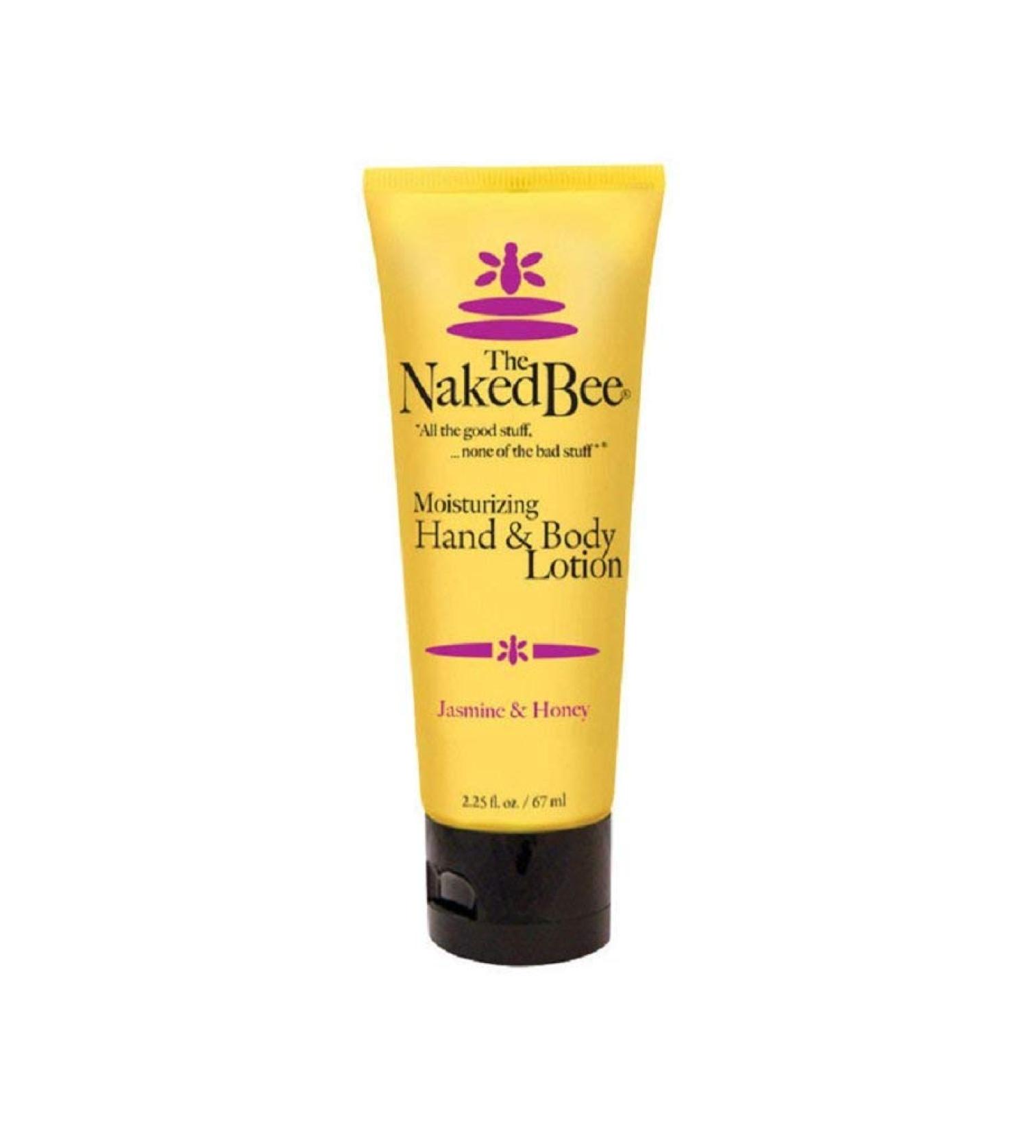 Naked Bee Jasmine & Honey Hand and Body Lotion - 2.25 oz, Indulgent Moisturization - Buy Online on GoSupps.com