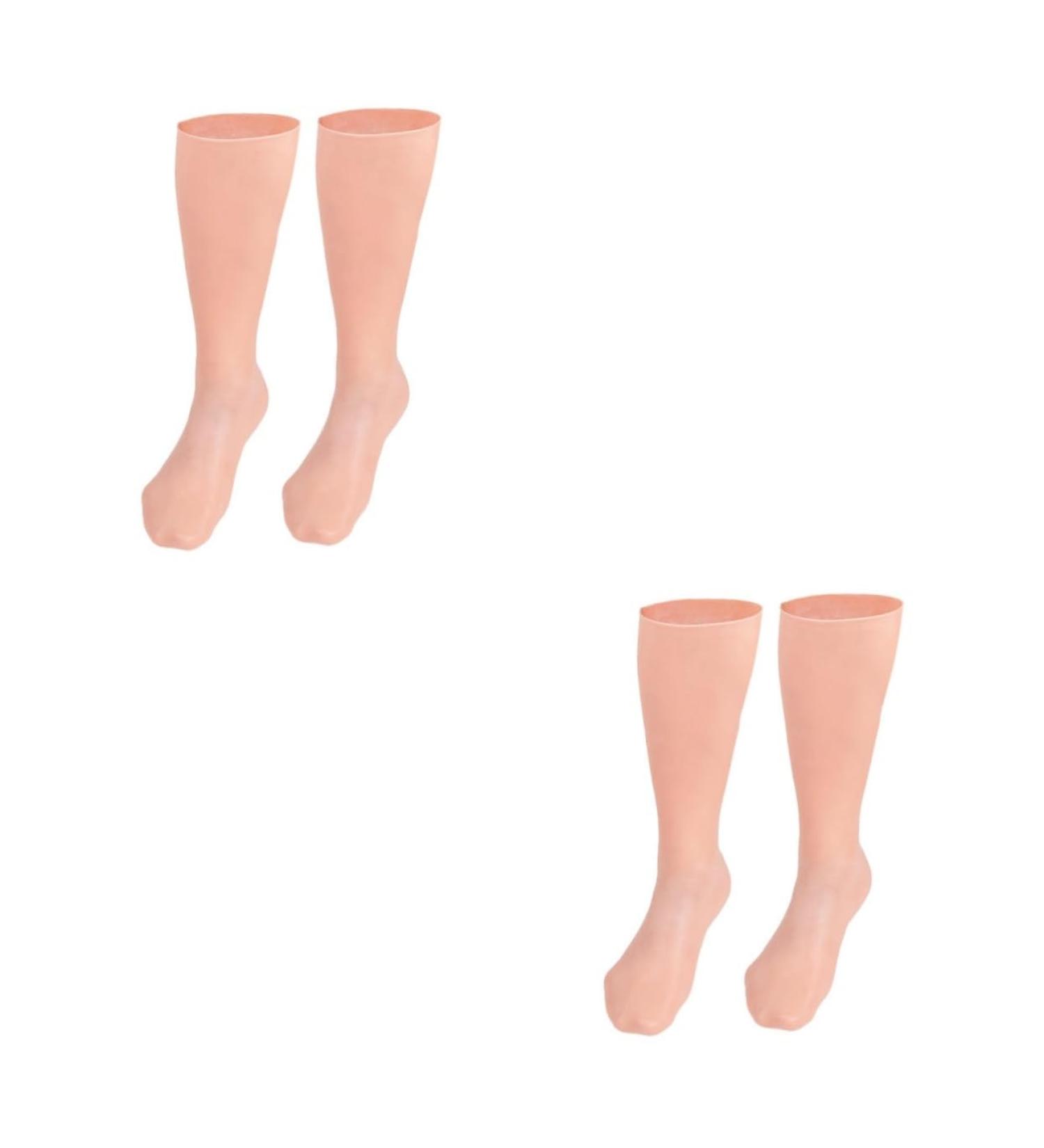 minkissy 2 Pairs Exfoliating Moisturizing Socks Girls High Heels Women s Socks Skin-friendly Care Socks Cracked Feet Moisturizing Socks Girls Moisturizing Sock Long Moisturizing Sock Sebs - Buy Online on GoSupps.com